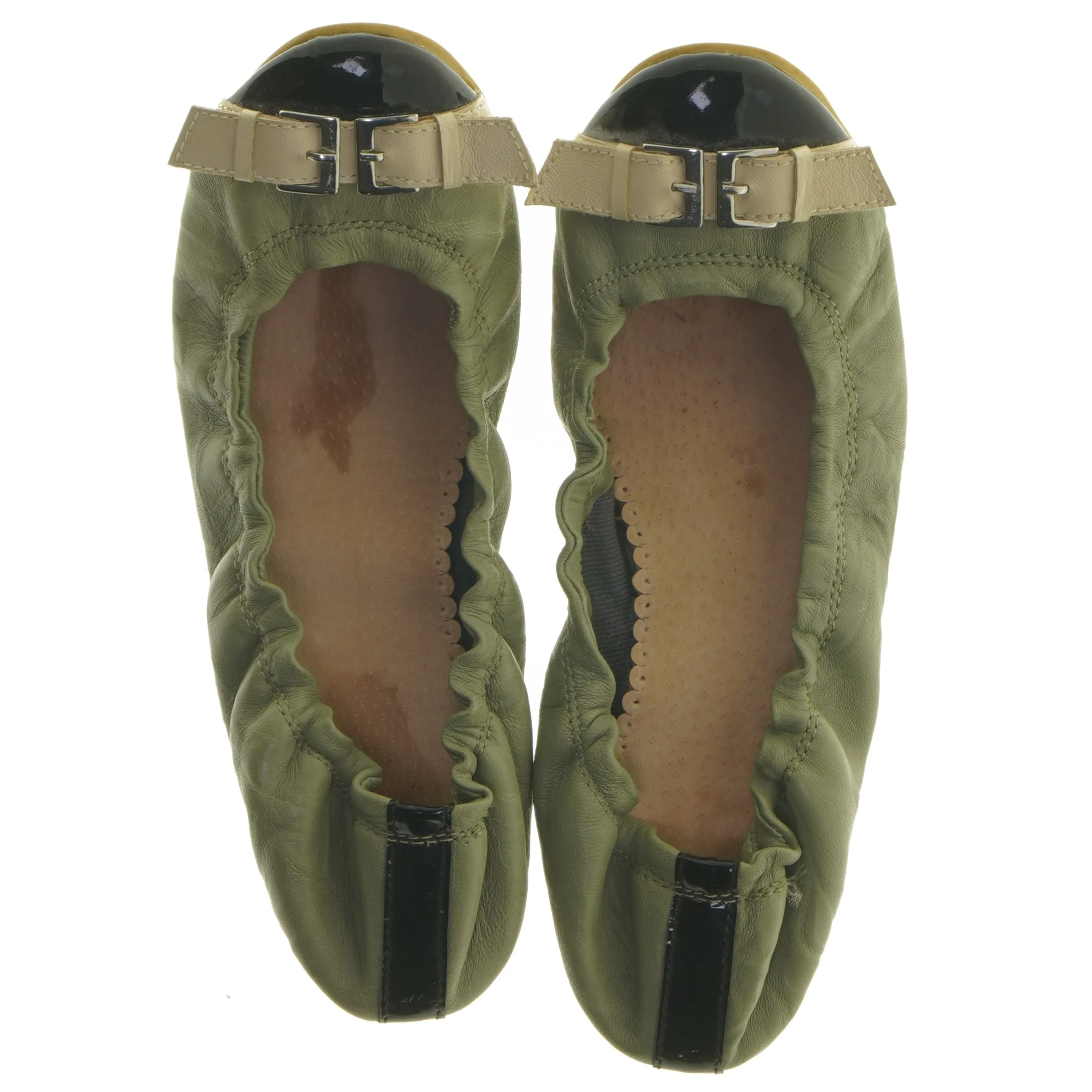 Ballerina sko med spænde (str. 37 )