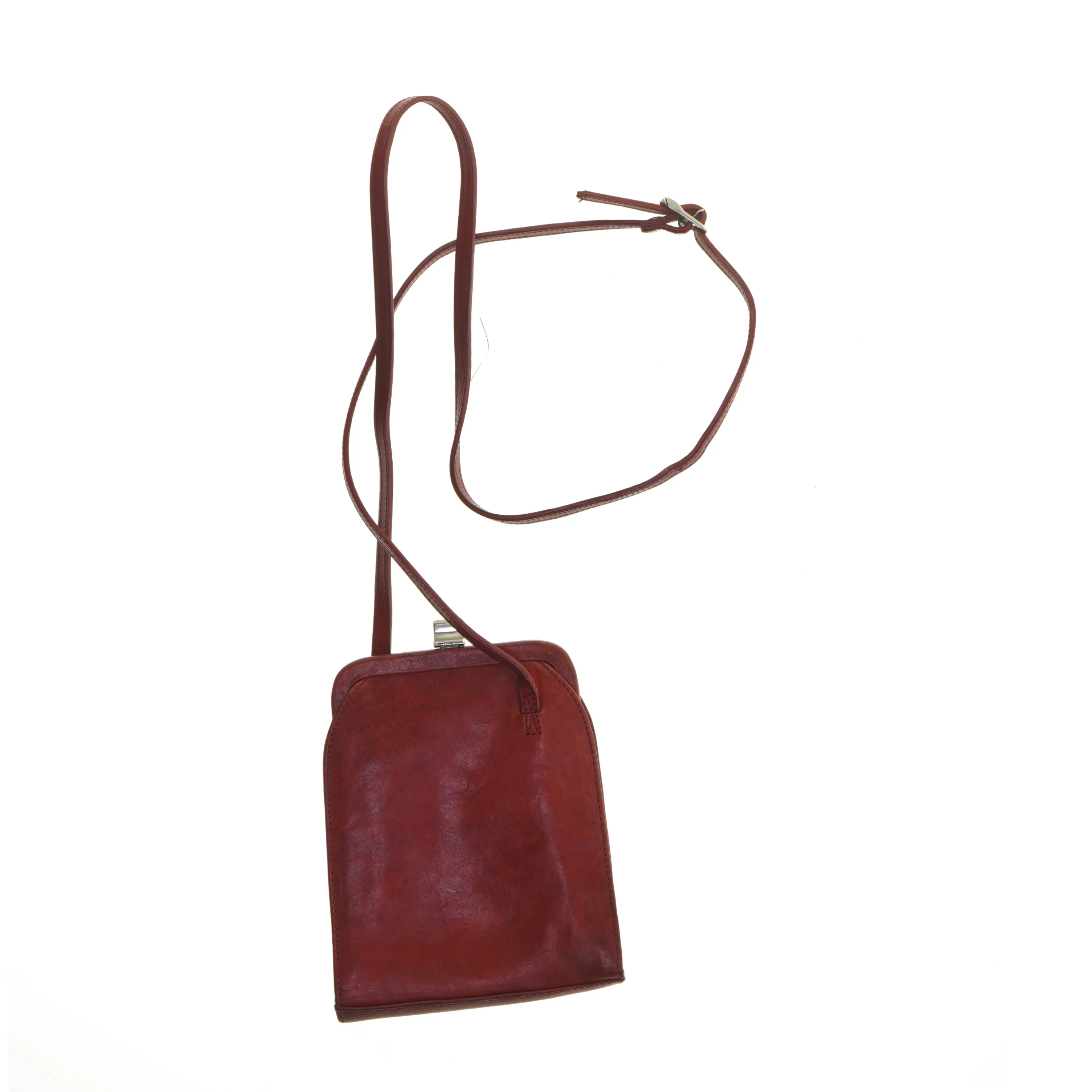 Lille læder skuldertaske fra Claudio Ferrici (str. 19x14 cm)