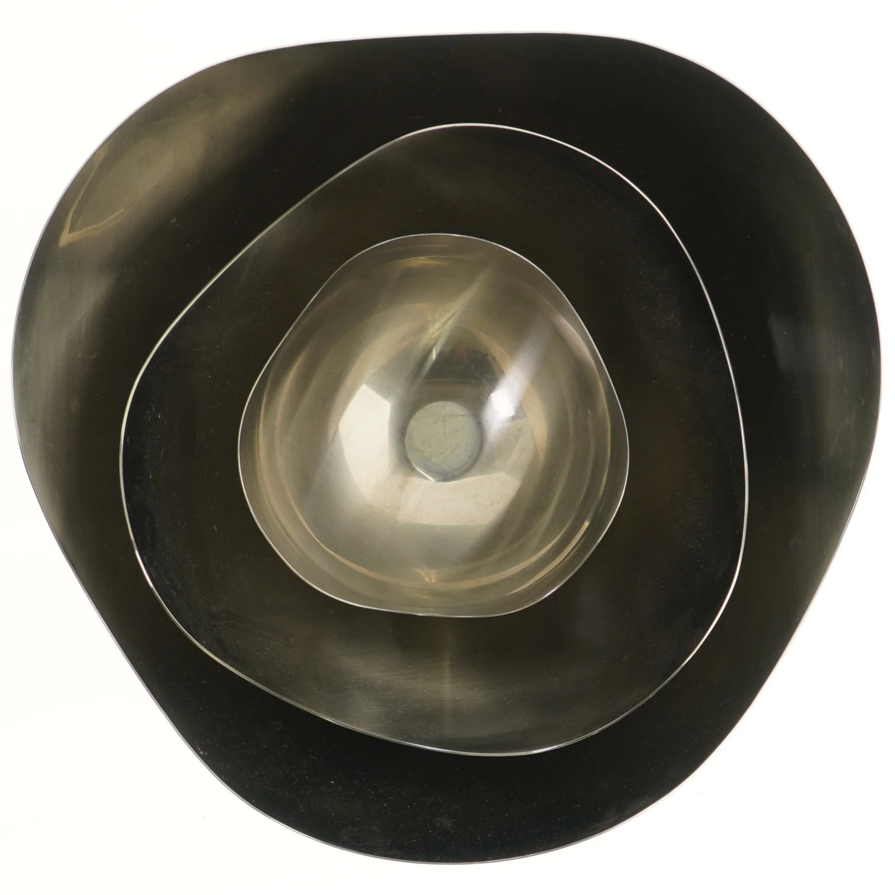 Dekorativt sæt Bloom skåle fra Georg Jensen (str. Ø 34, 25 og 15 cm)