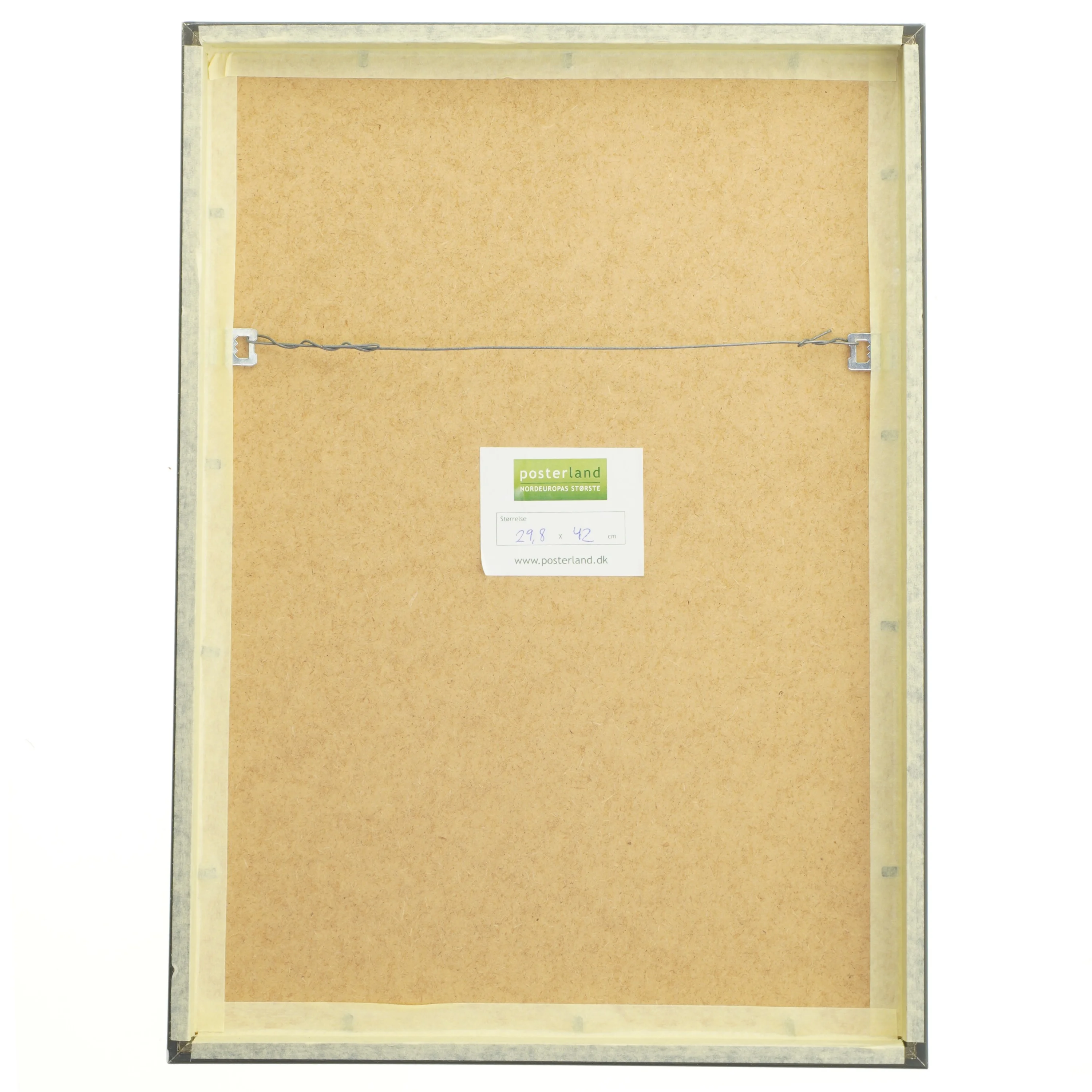 Indrammet billede af vintertræ (str. 29,8x42 cm)