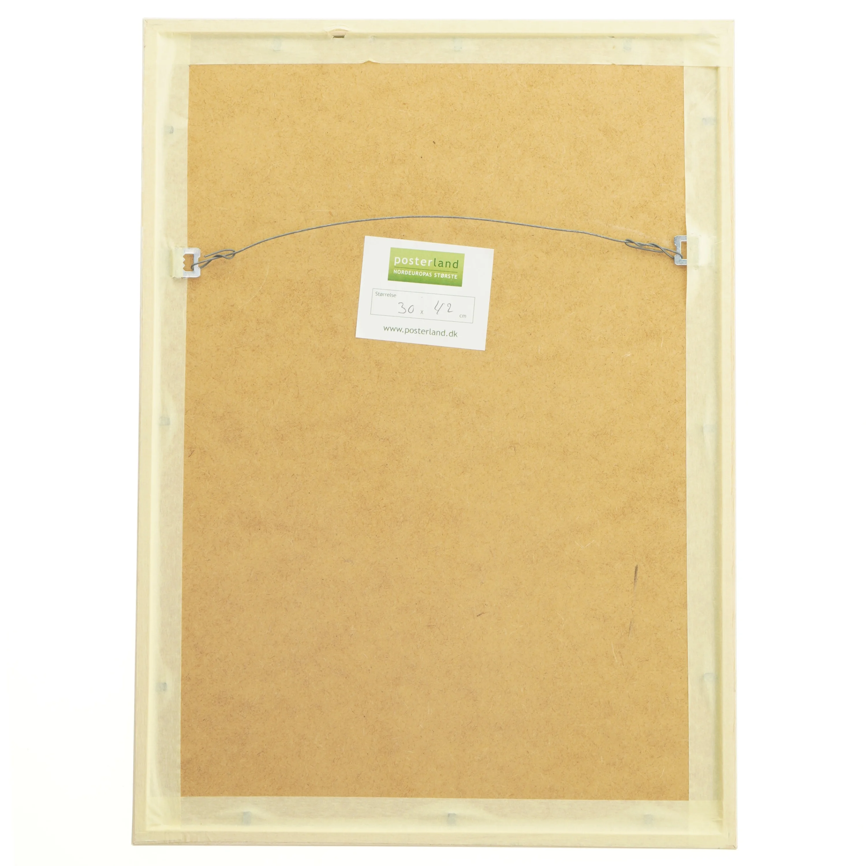 Plakat med træ i ramme (str. 30x42 cm)