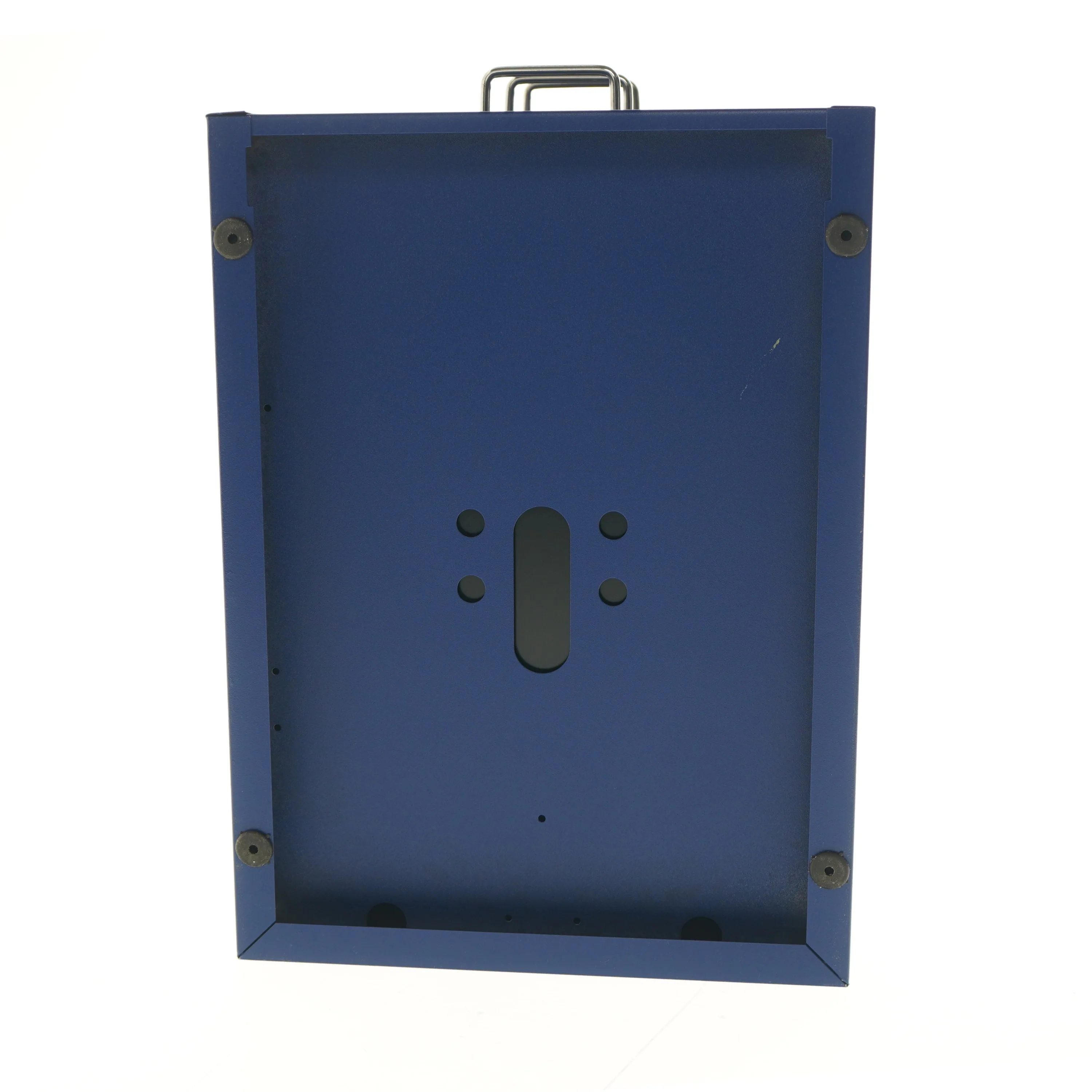 Blå Bisley skuffekabinet med 3 skuffer fra Bisley (str. 32x28x38 cm)