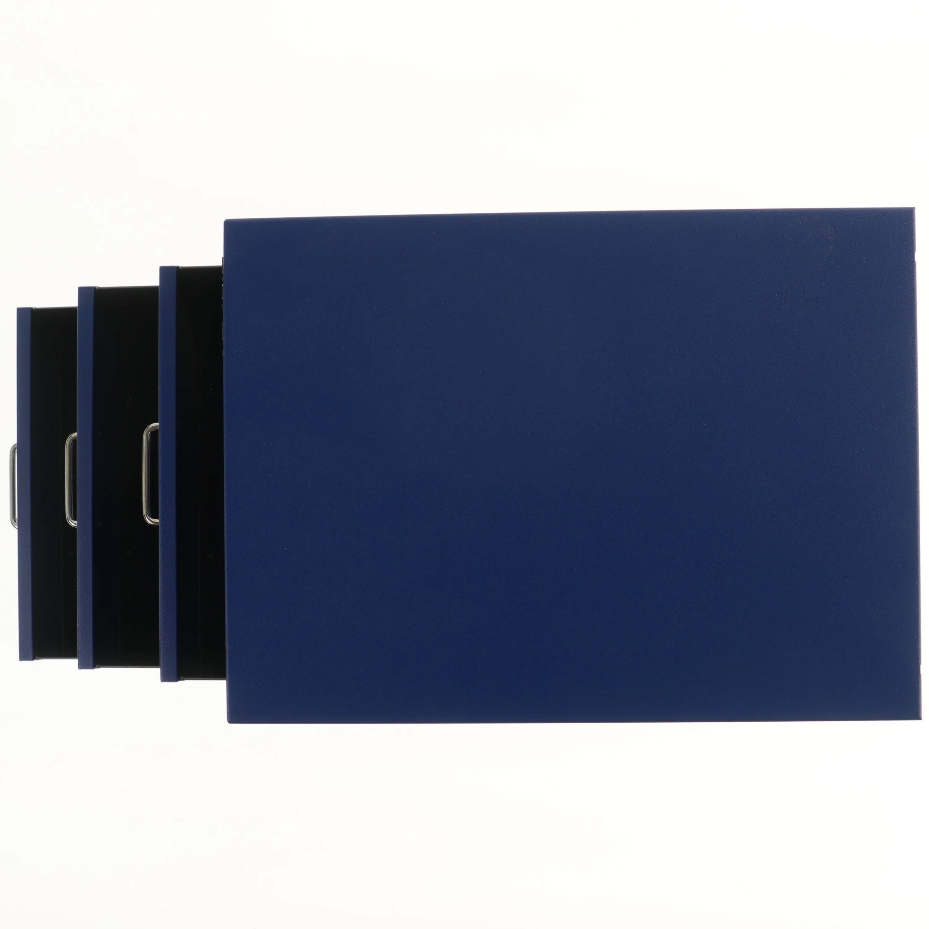 Blå Bisley skuffekabinet med 3 skuffer fra Bisley (str. 32x28x38 cm)