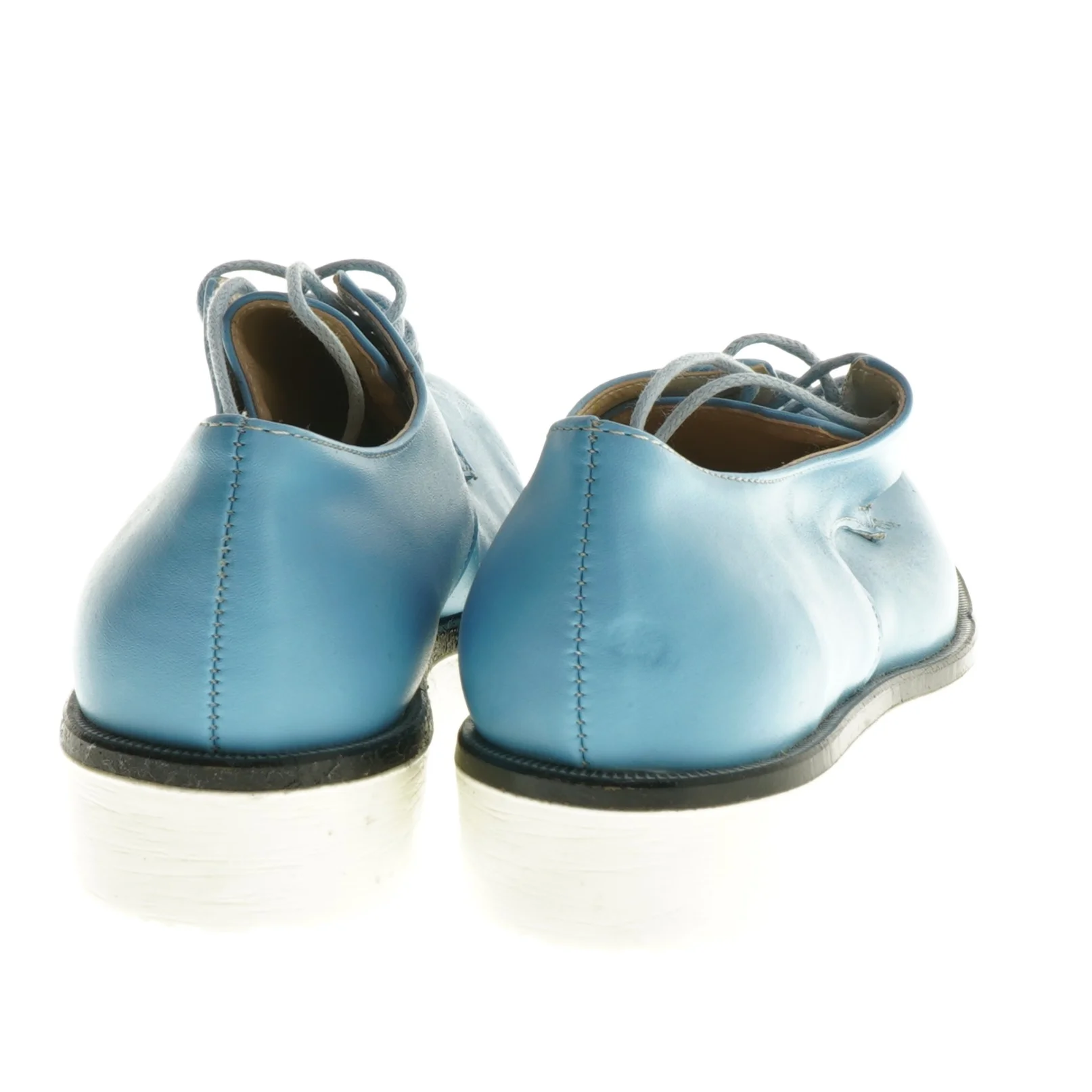 Blå snøresko i størrelse 38 (str. 38 )