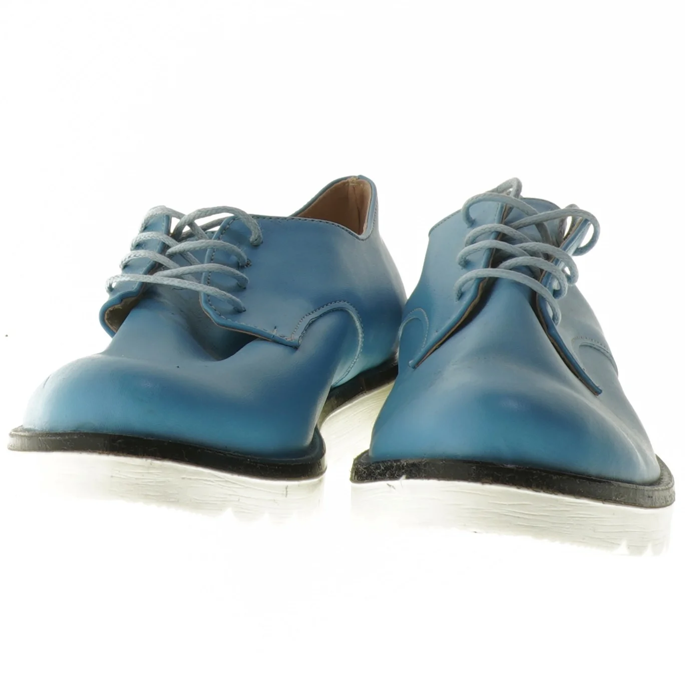 Blå snøresko i størrelse 38 (str. 38 )