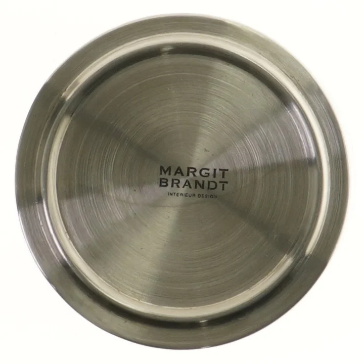 Vinkøler i sølvmetal fra Margit Brandt (str. Ø 12,5 cm længde 18,5 cm)