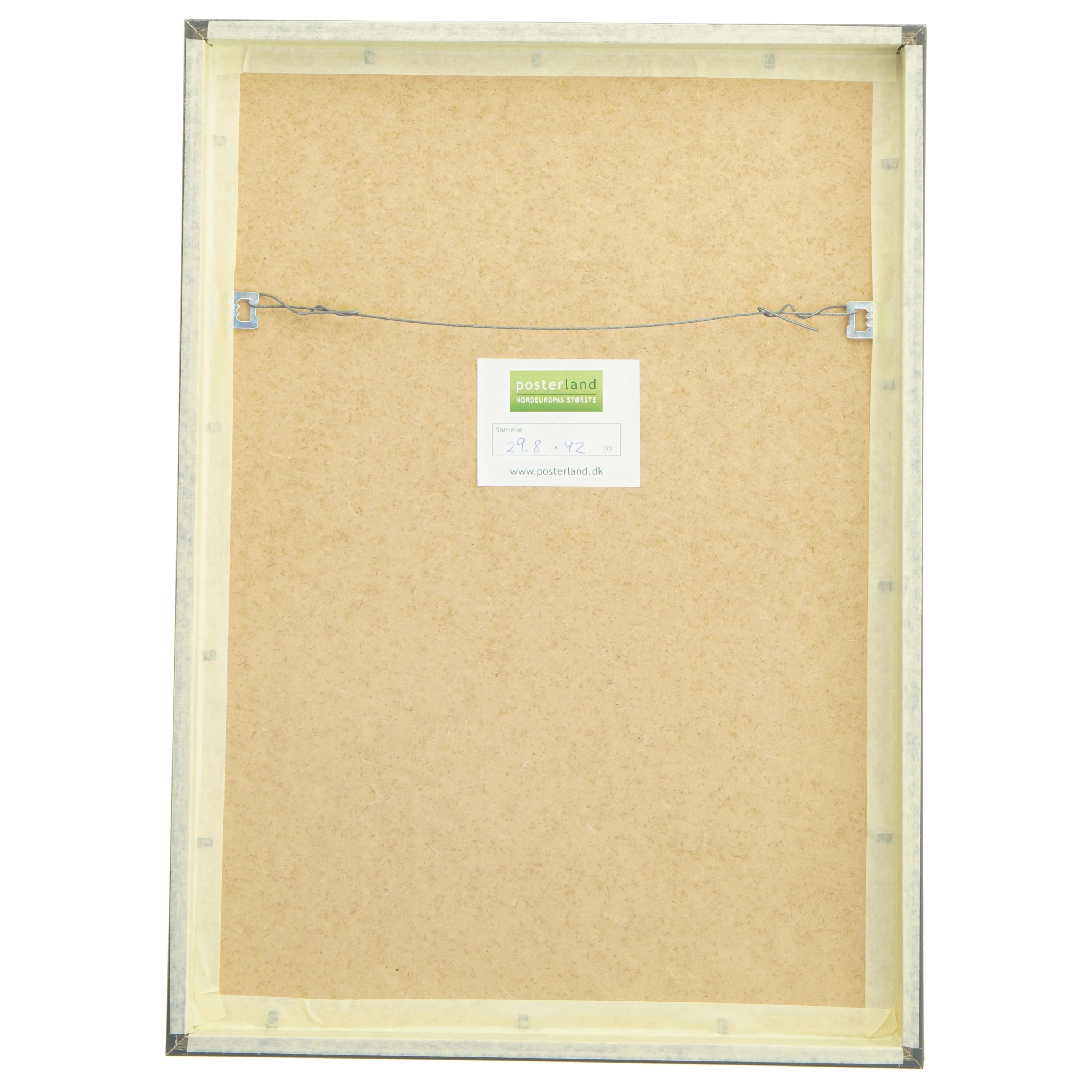 Indrammet billede af et træ fra Posterland (str. 29,8x42 cm)