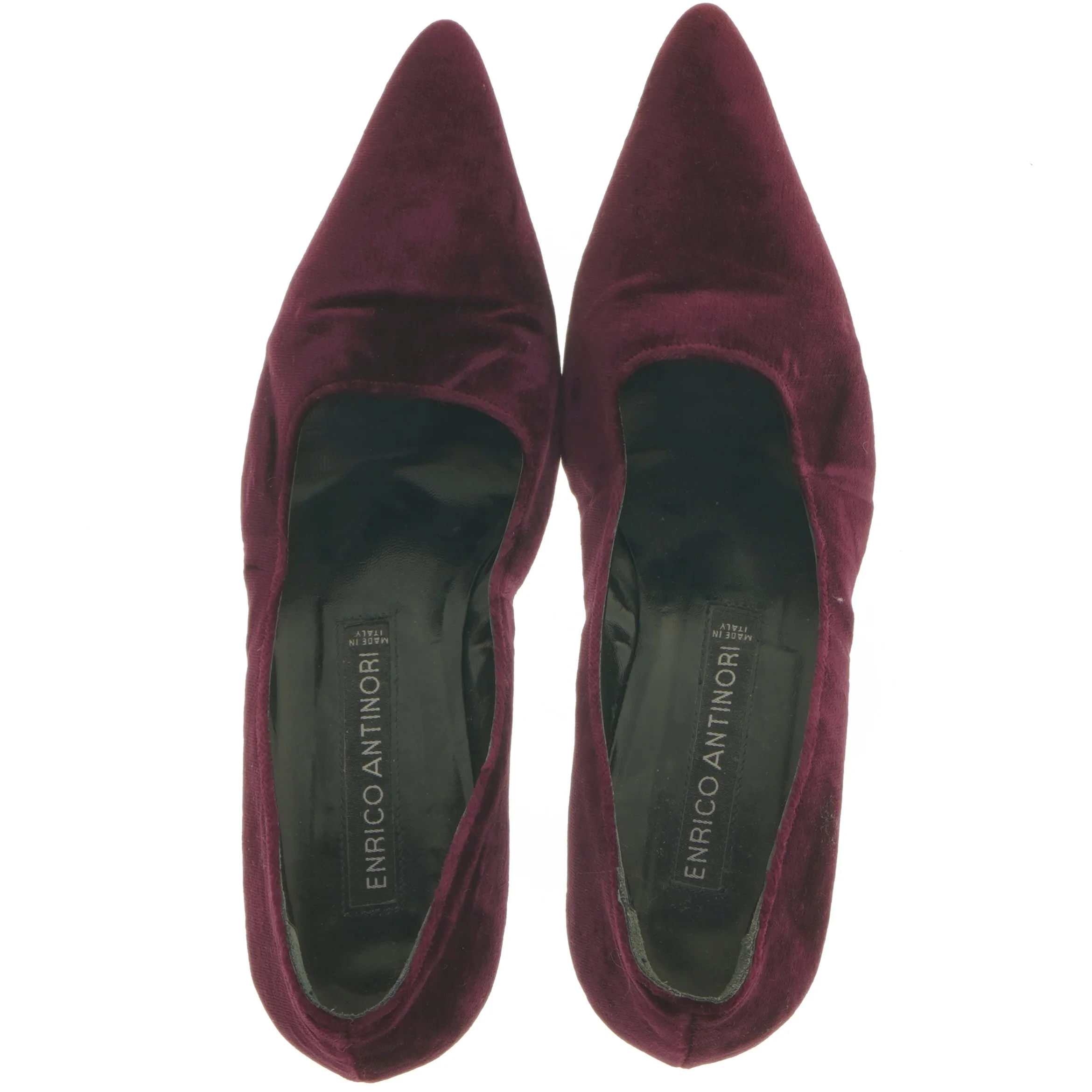 Vinrøde stiletter fra Vero Cuoio (str. 37,5 )