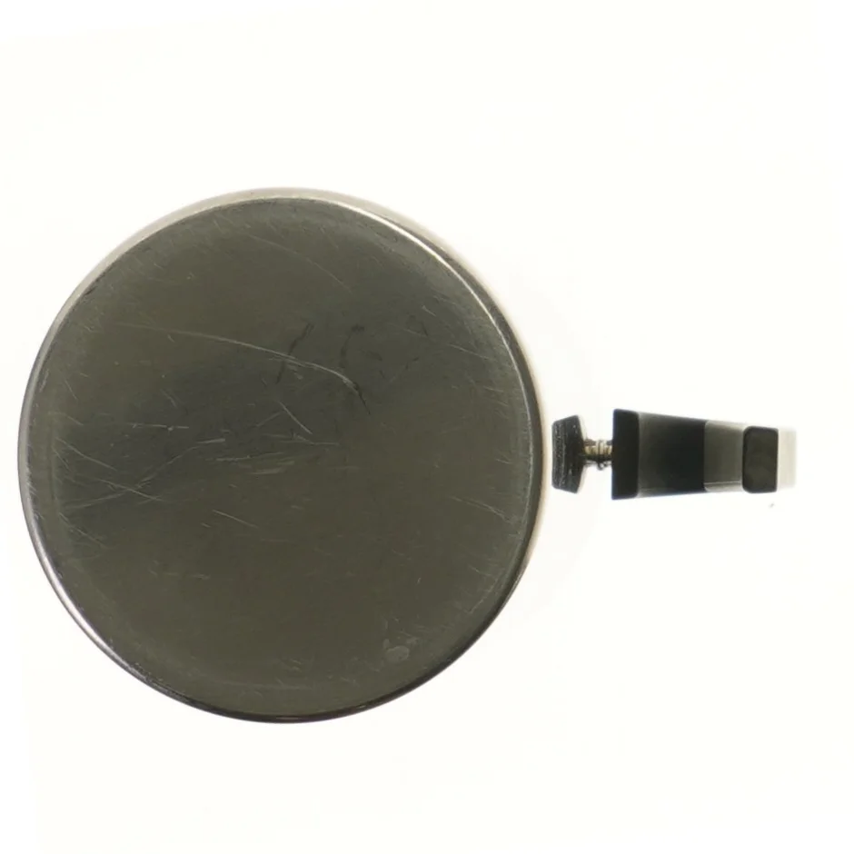 Arne Jacobsen vandkande med sort bakelit håndtag (str. Ø 10,5 cm længde 24 cm) fra Stelton