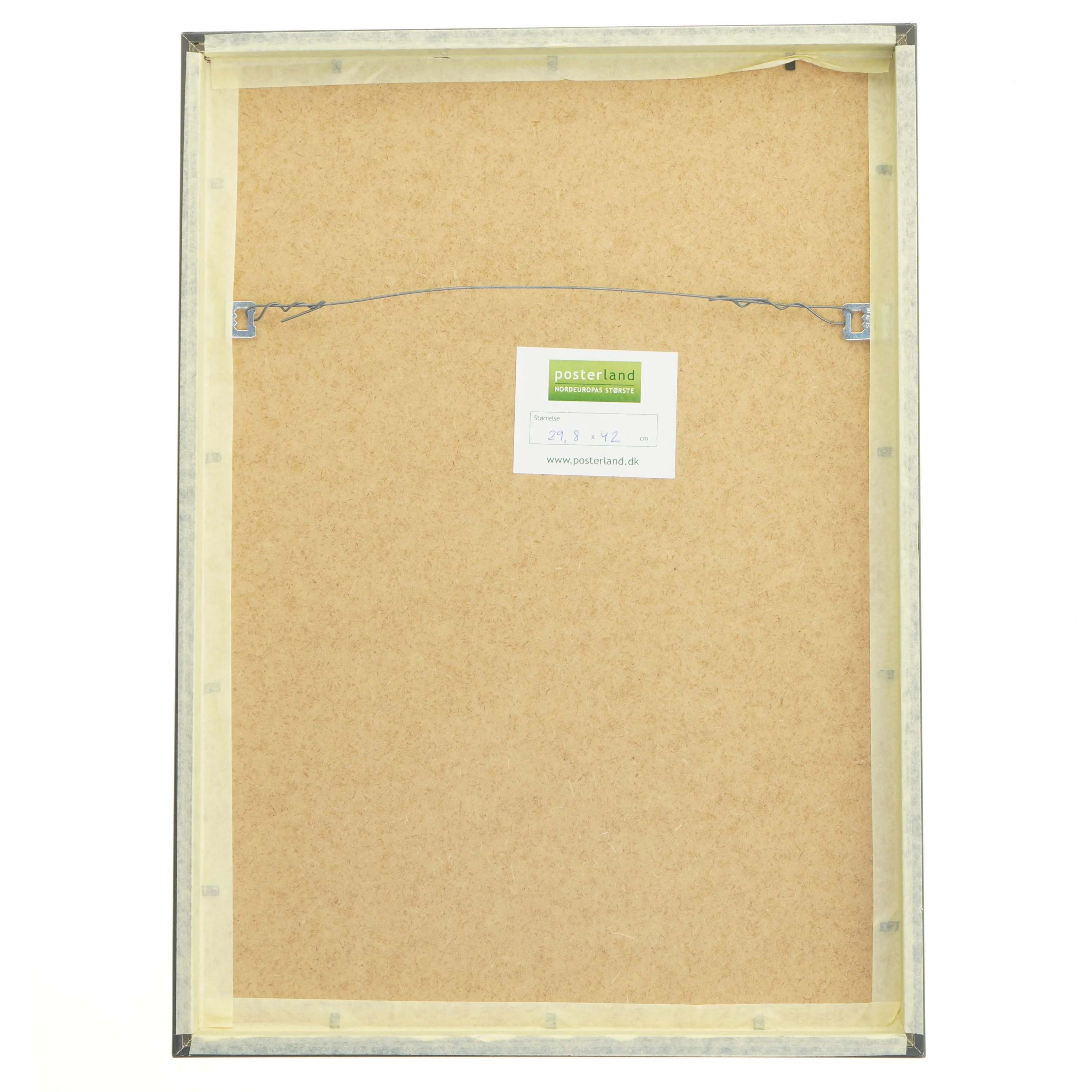 Plakat med træmotiv i ramme fra Posterland (str. 32x44 cm)