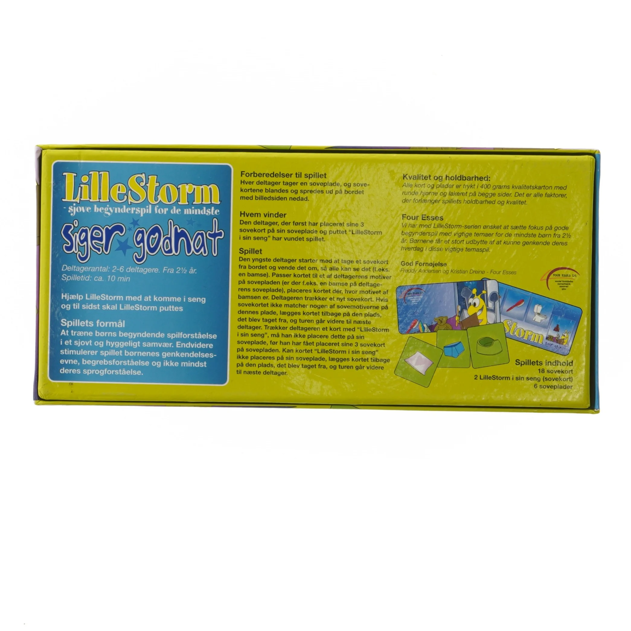 LilleStorm siger godnat spil (str. 25x12 cm)