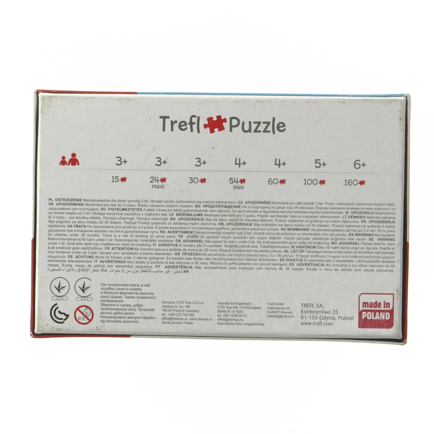 Peppa Pig puslespil 60 brikker fra Trefl (str. 60 brikker)