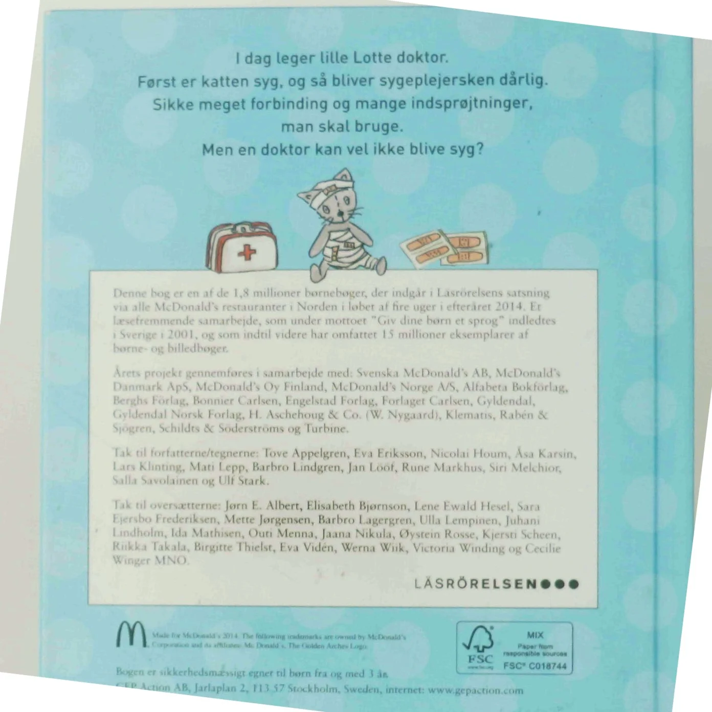 Lille Lotte er doktor af Åsa Karsin (Bog)