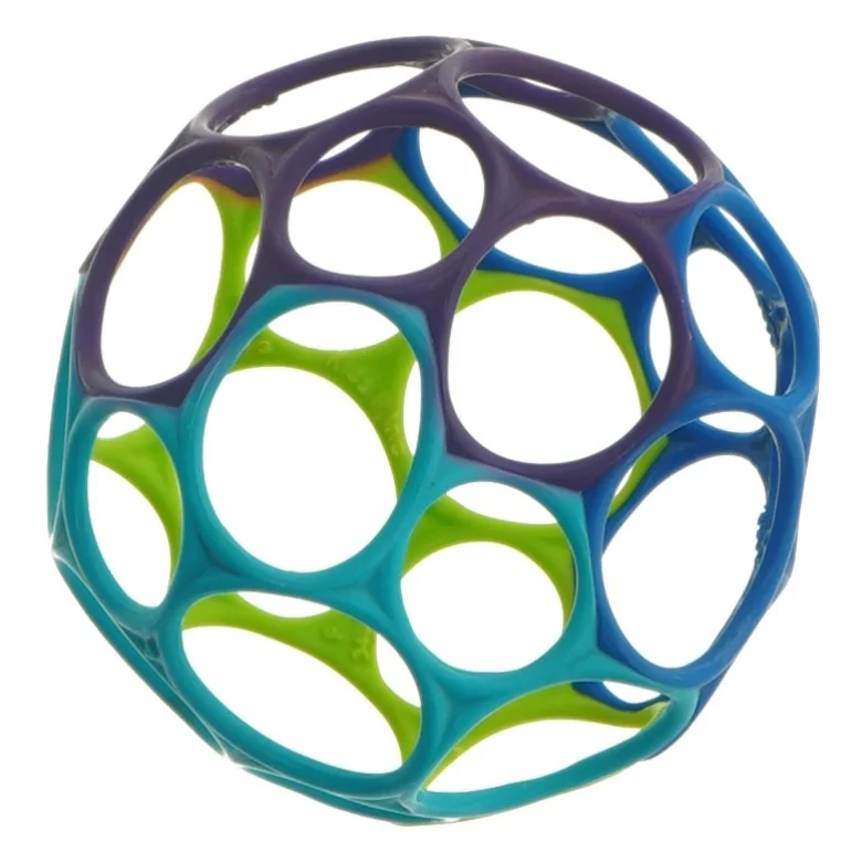 Farverig babybold (str. Ø 10 cm)