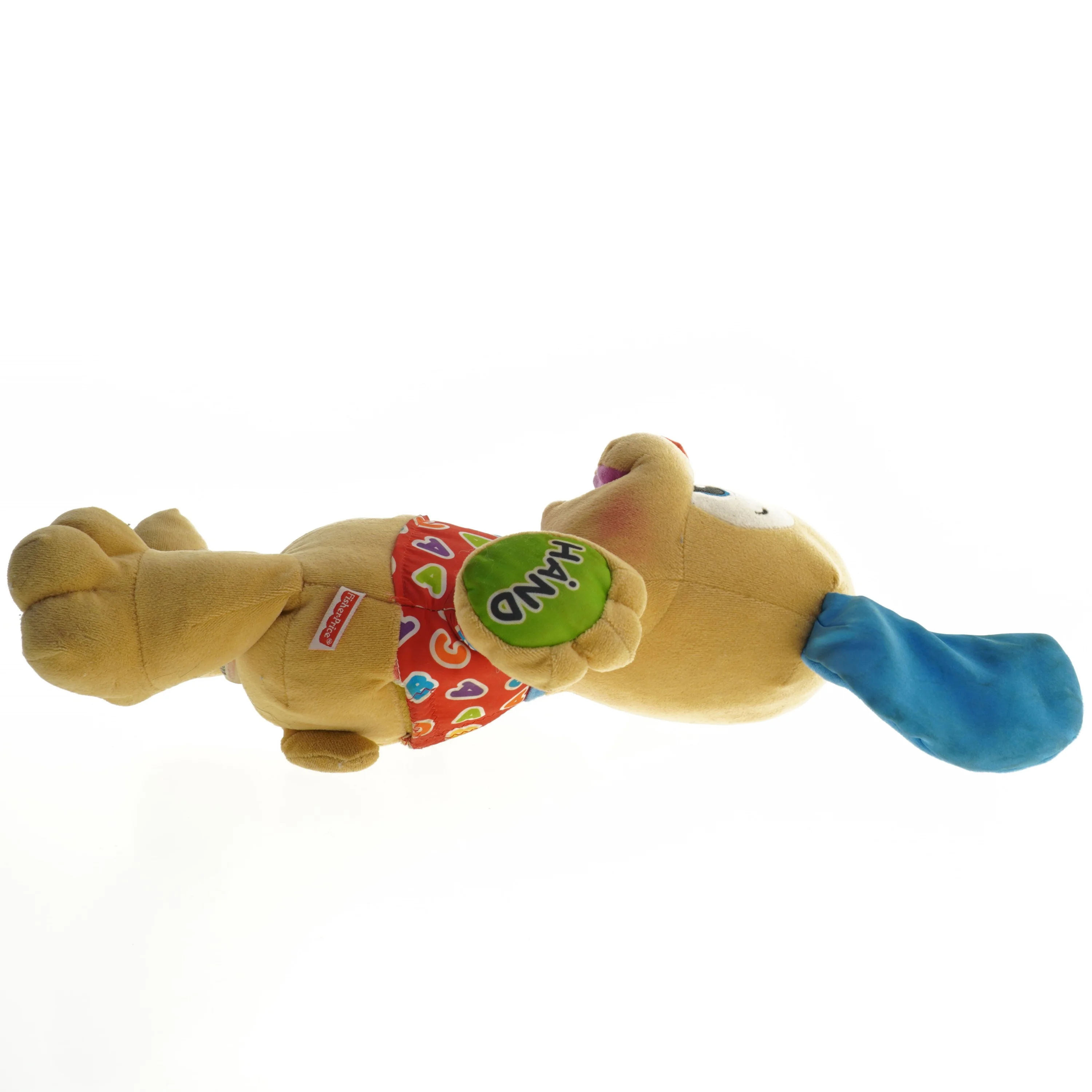 Plys hund pædagogisk legetøj fra Fisher-Price (str. 35x24 cm)