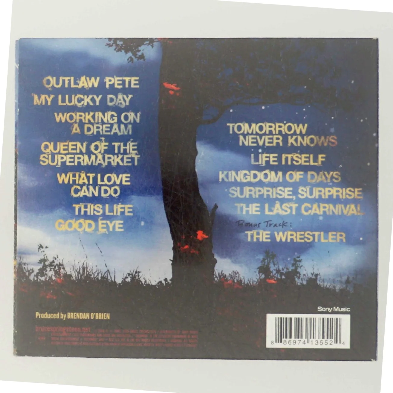 Bruce Springsteen, working on a dream fra Sony Music