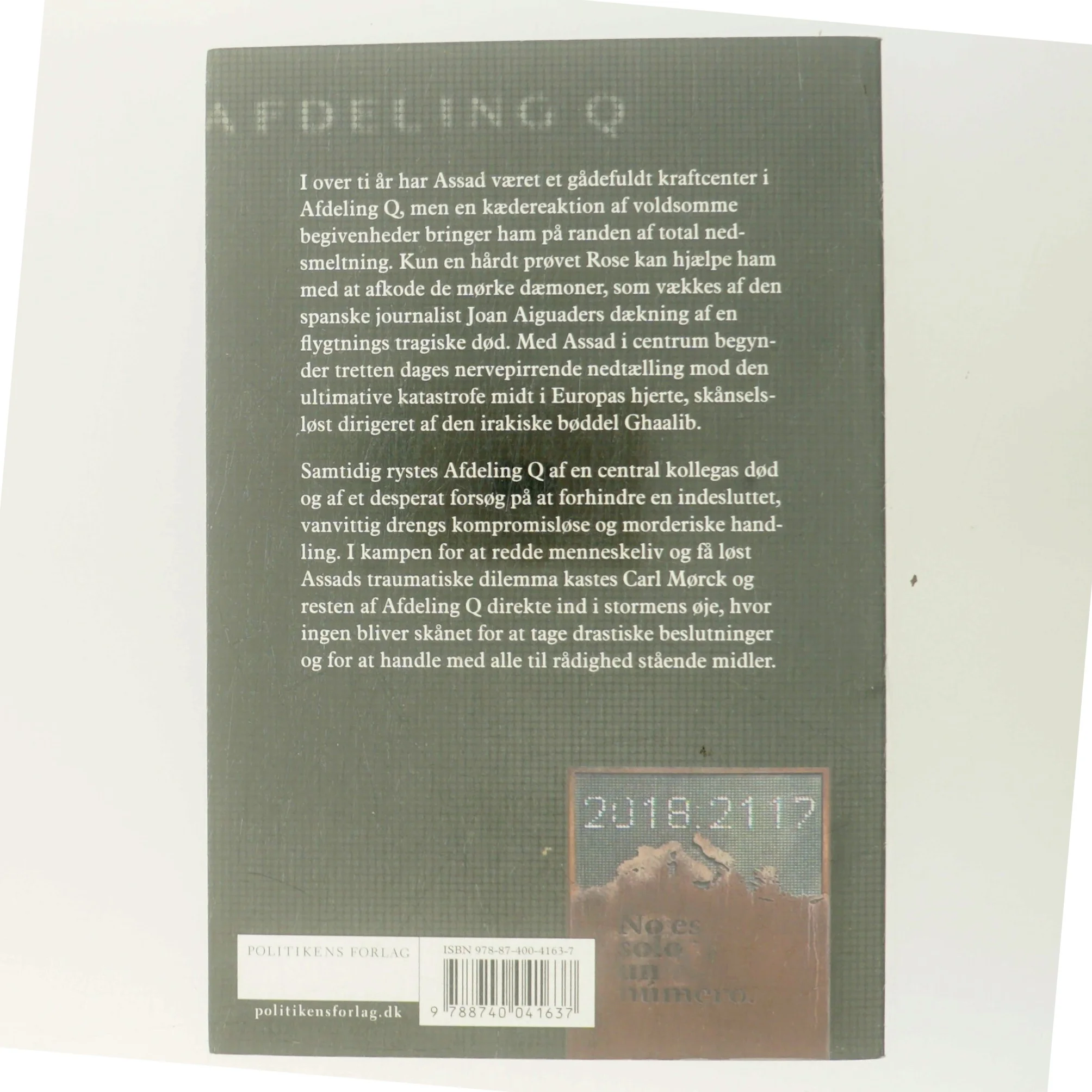 Afdeling Q - Bind 8 af Jussi Adler-Olsen (Bog)