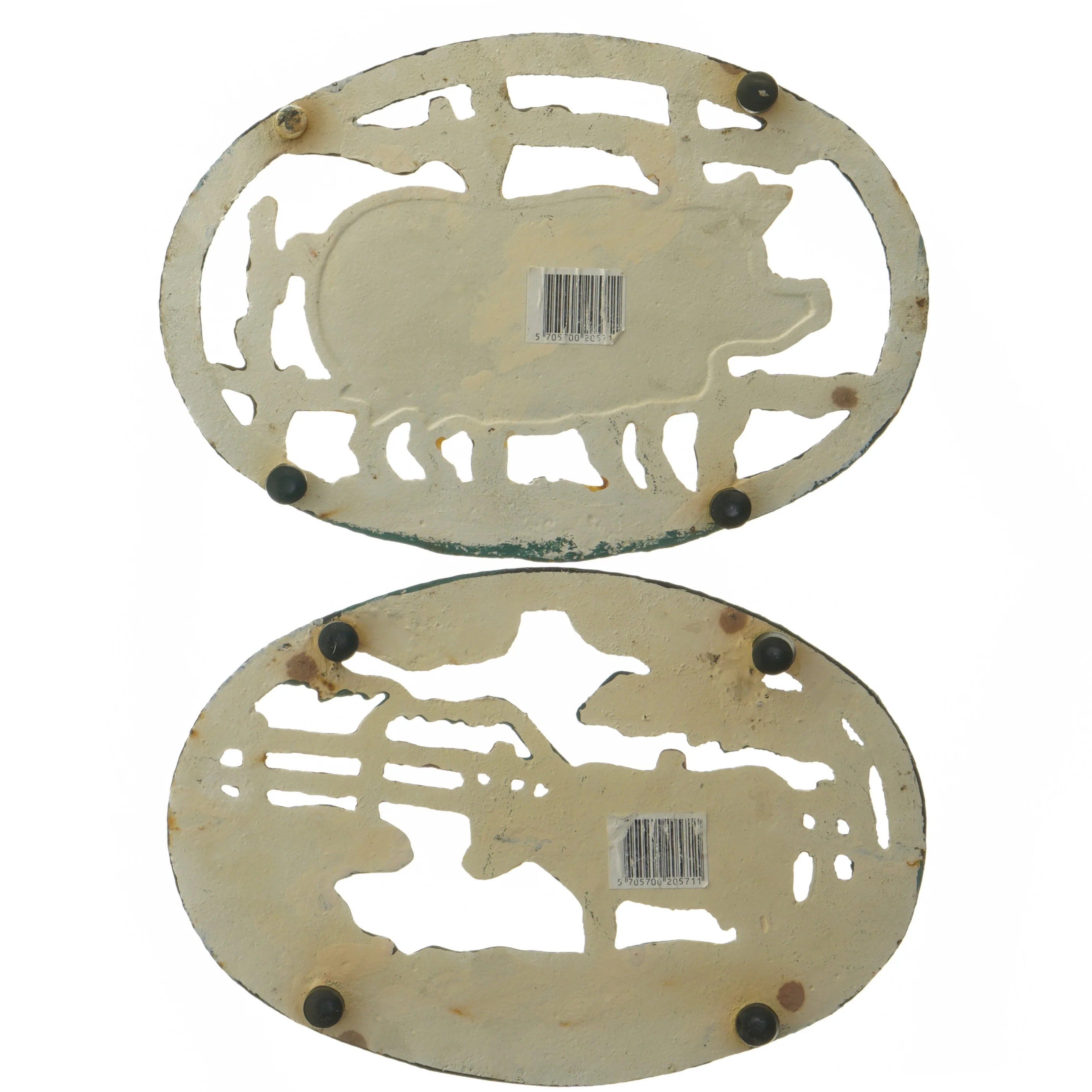 Retro plantekrukker med dyremotiver (str. 23,5x16 cm)