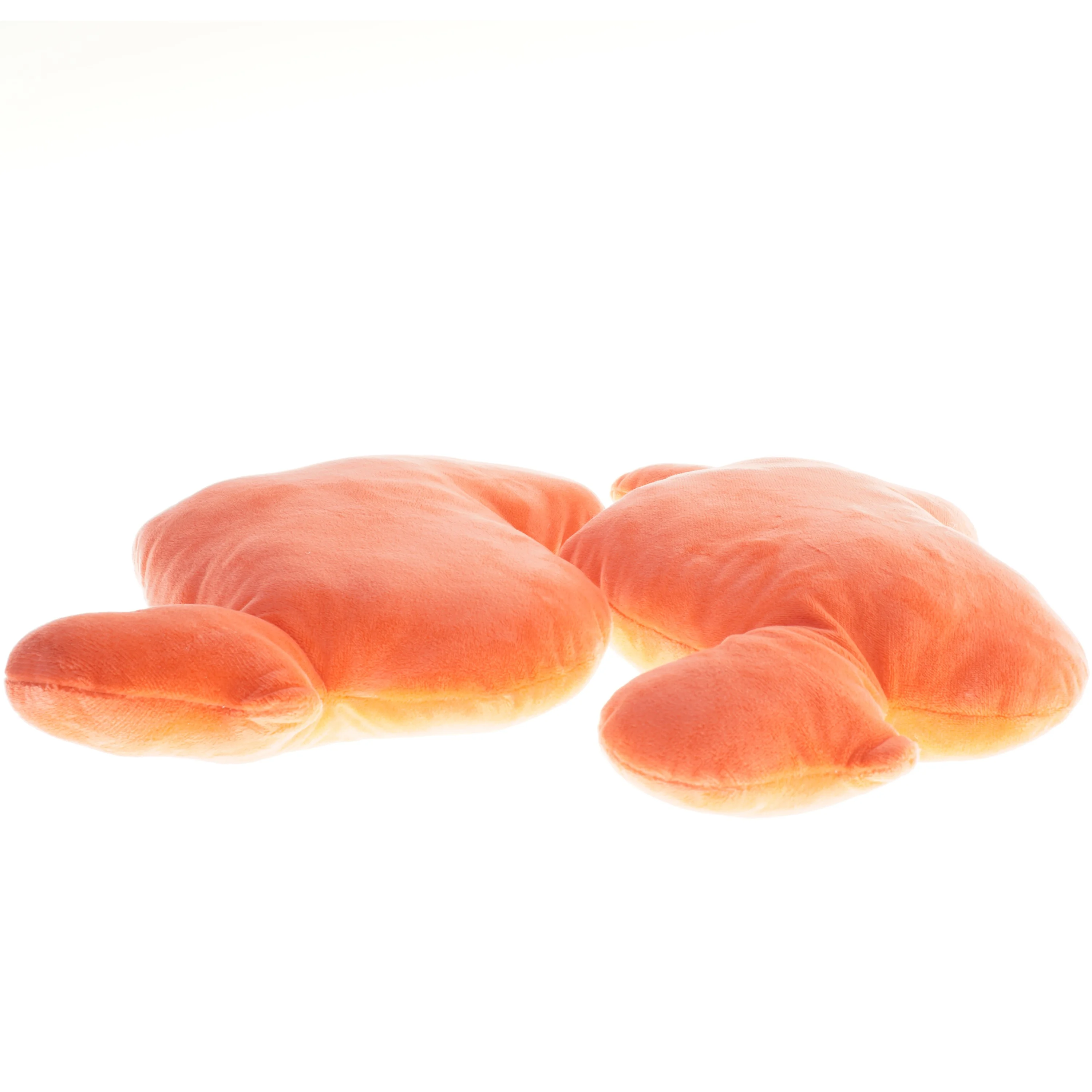 Orange hjertepuder (str. 45x23 cm)