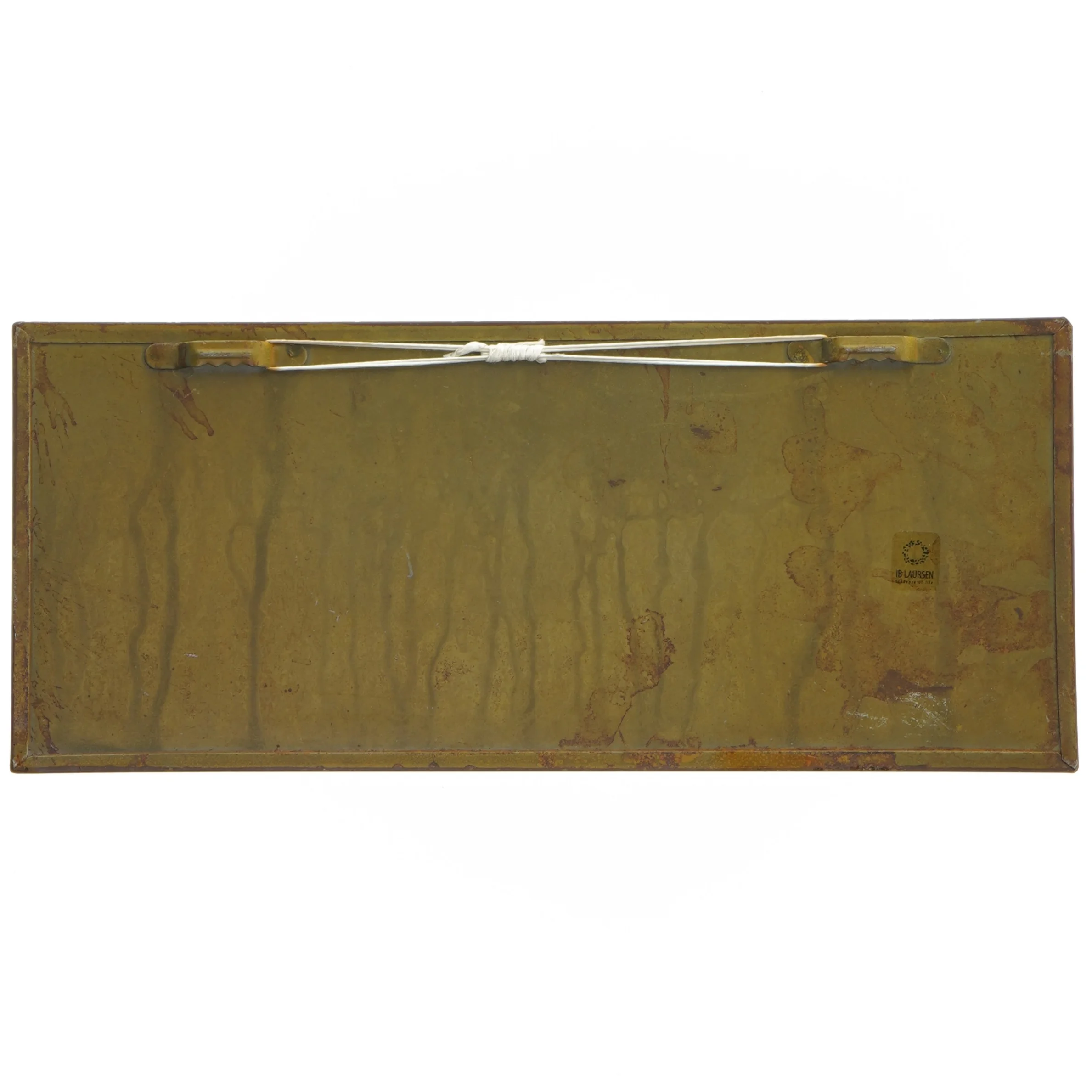 Vægskilt med tekst (str. 30,5x13 cm)