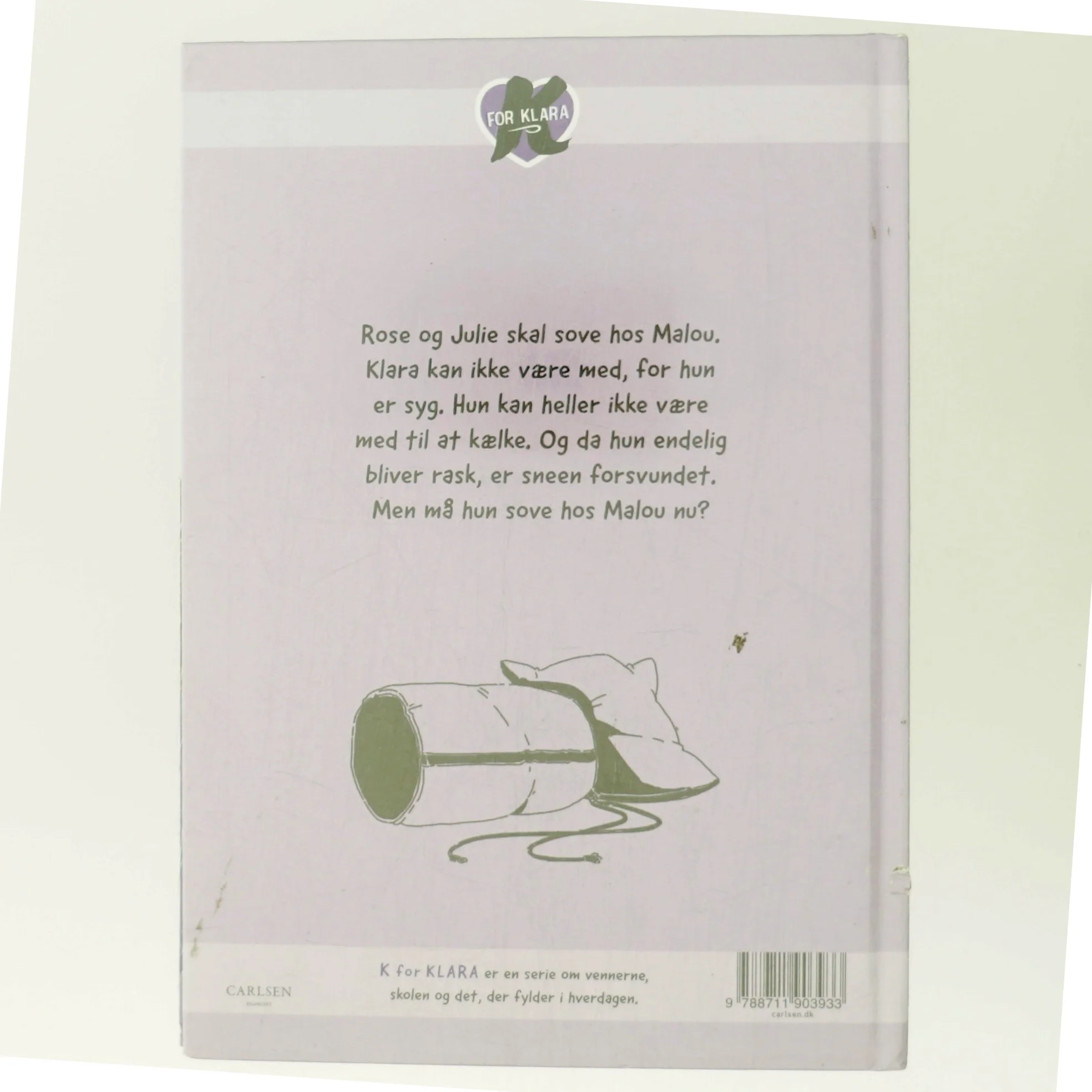 Sove hos Malou af Line Kyed Knudsen (Bog)