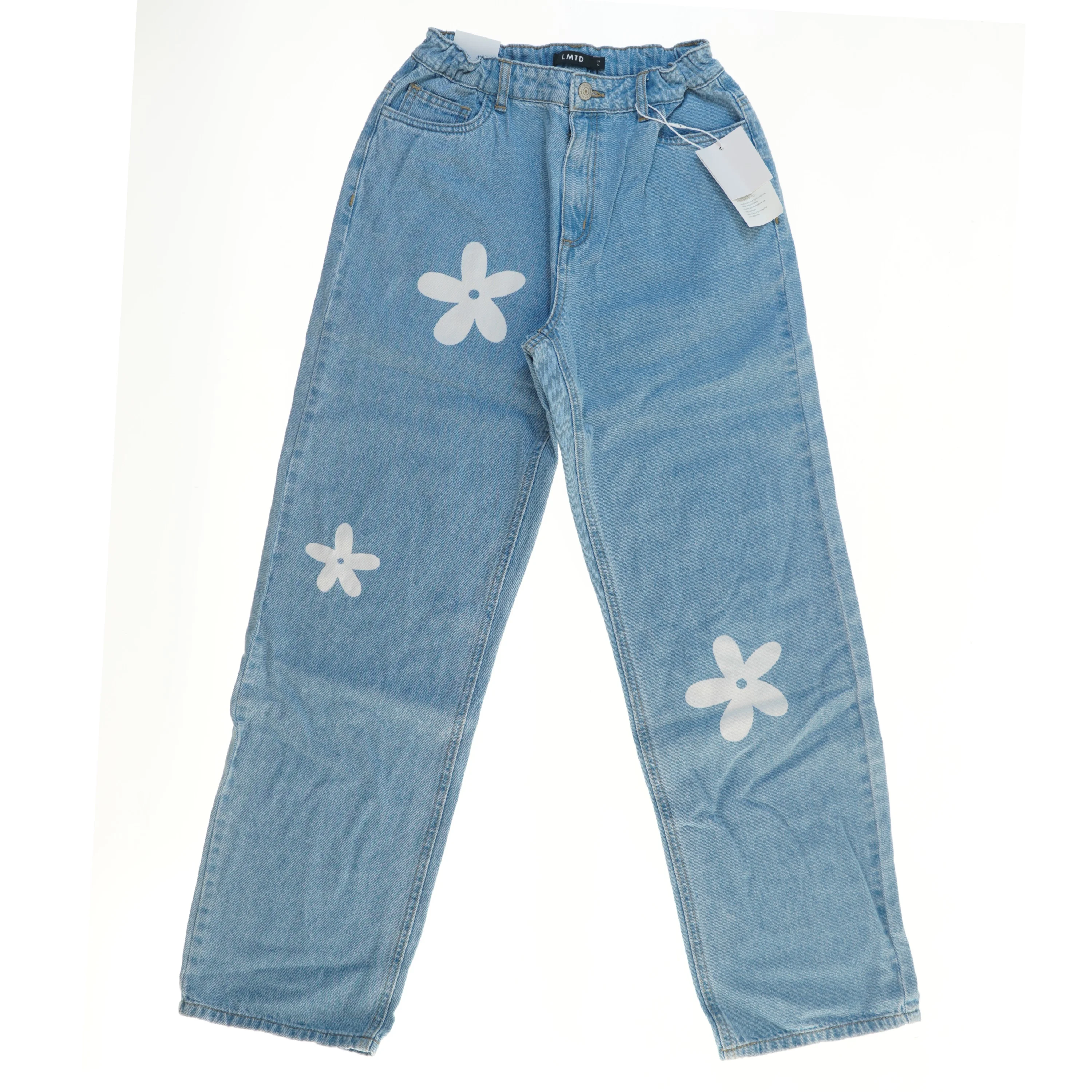 Jeans med blomstermotiver fra LMTD (str. 164)