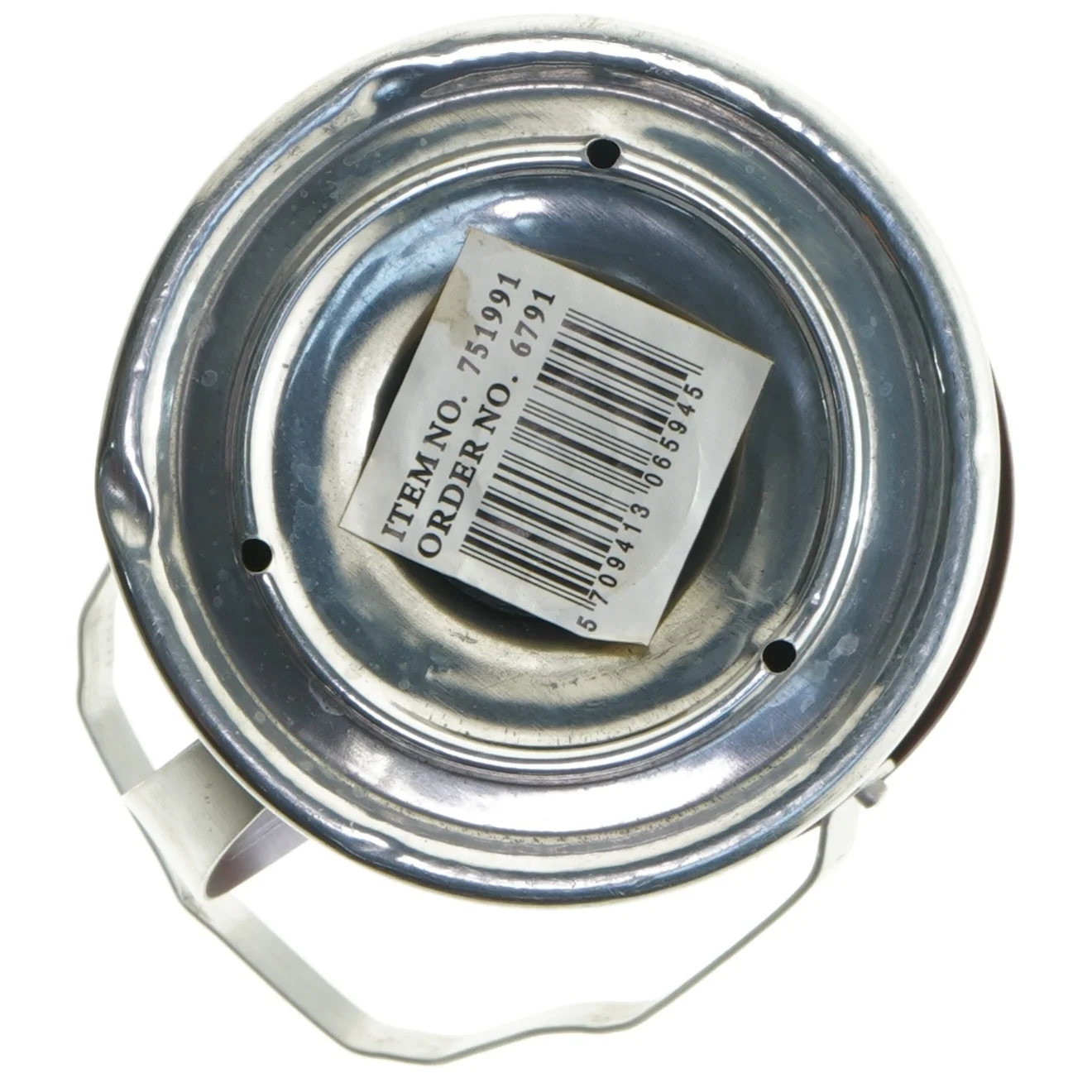 Rød termokande med blomstermotiv (str. 33 cm)