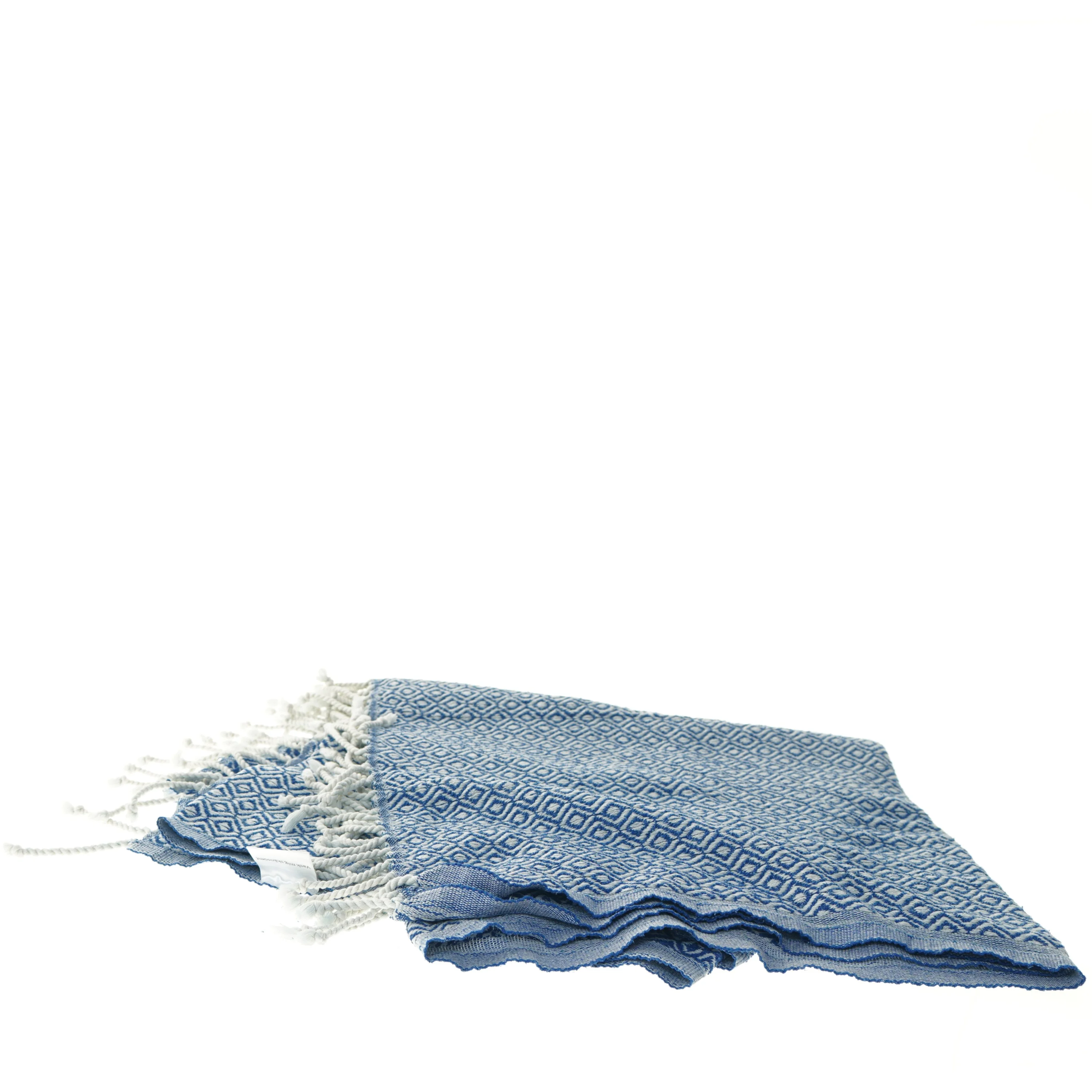 Håndklæde med geometrisk mønster (str. 154x78 cm)