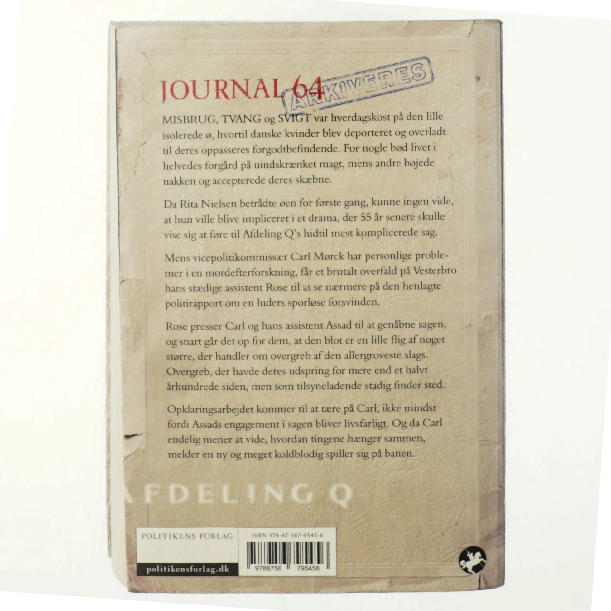 Journal 64 : krimithriller af Jussi Adler-Olsen (Bog)