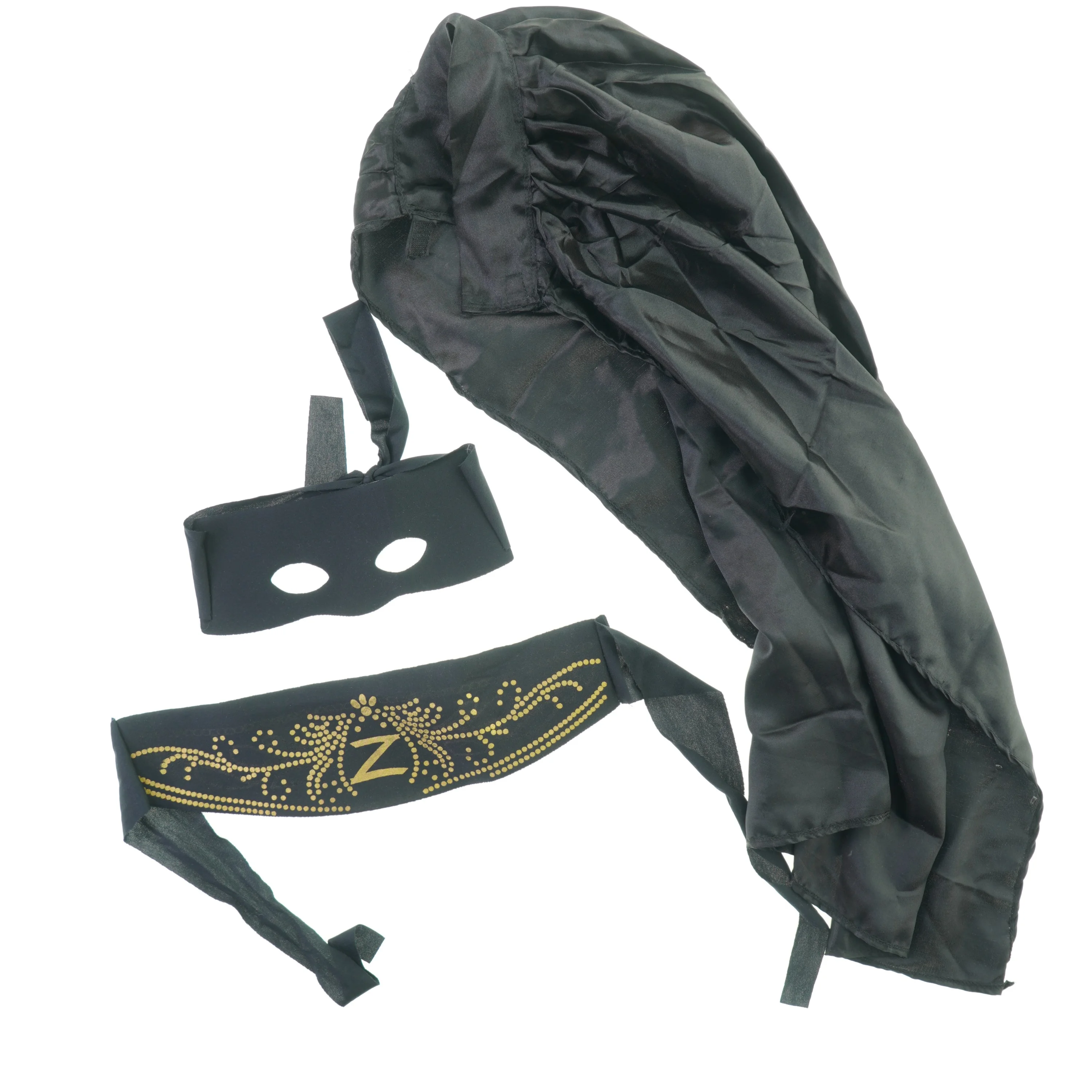 Zorro kostume (og ternet ninja) fra Er Ubi Es (str. Medium)