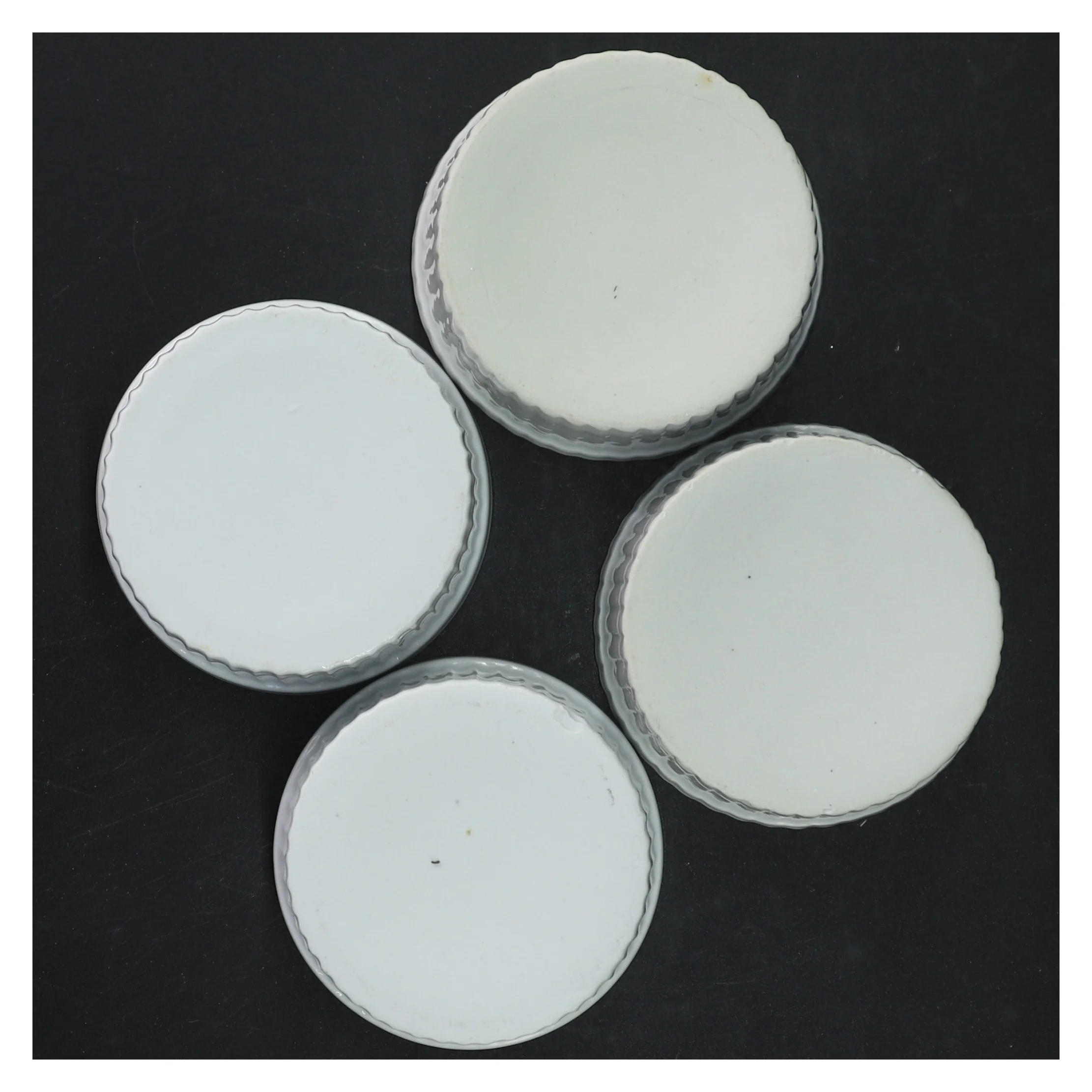 Hvide porcelænsforme (str. 9,5x5 cm)