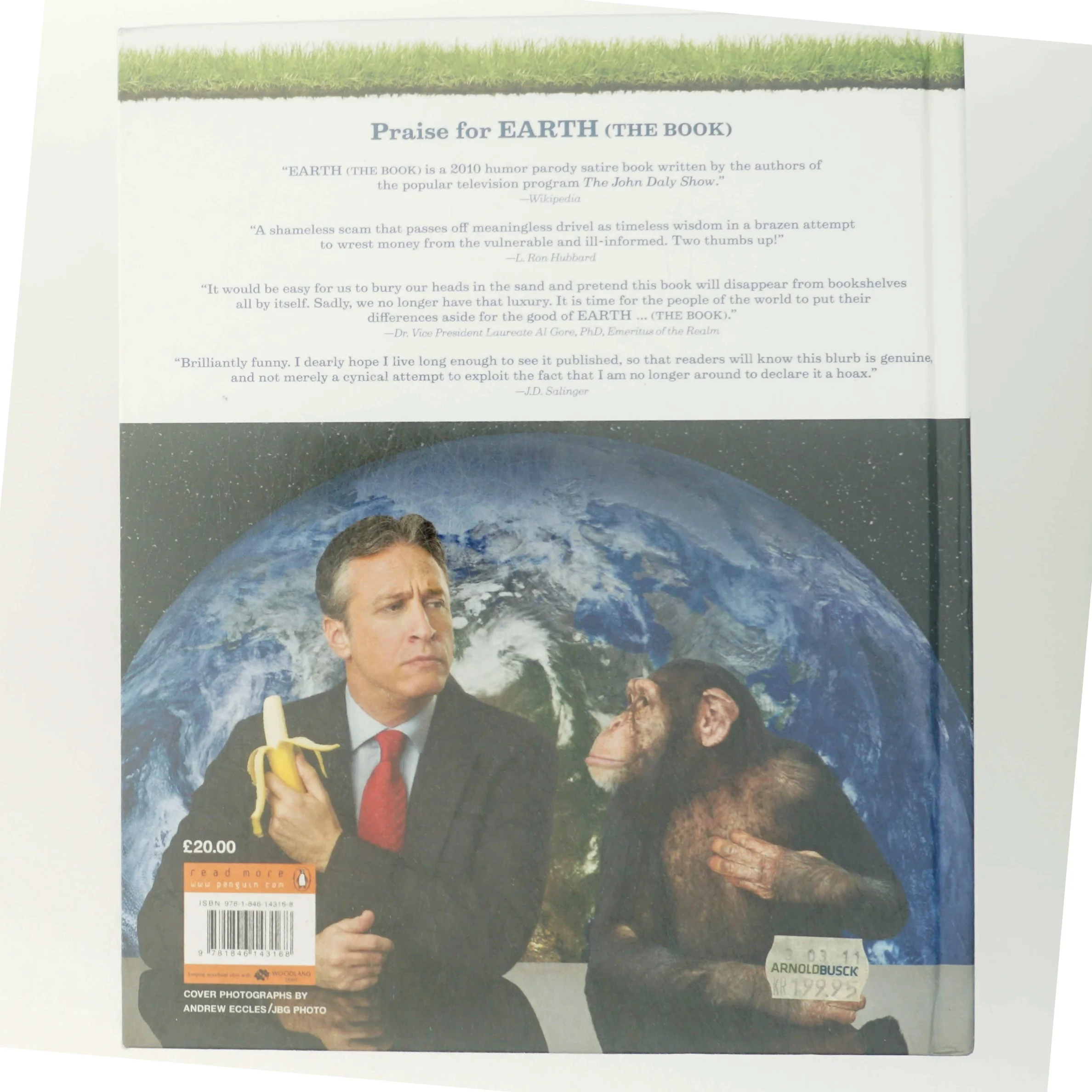 Earth (the book) : a visitor's guide to the human race af Jon Stewart (f. 1962) (Bog)