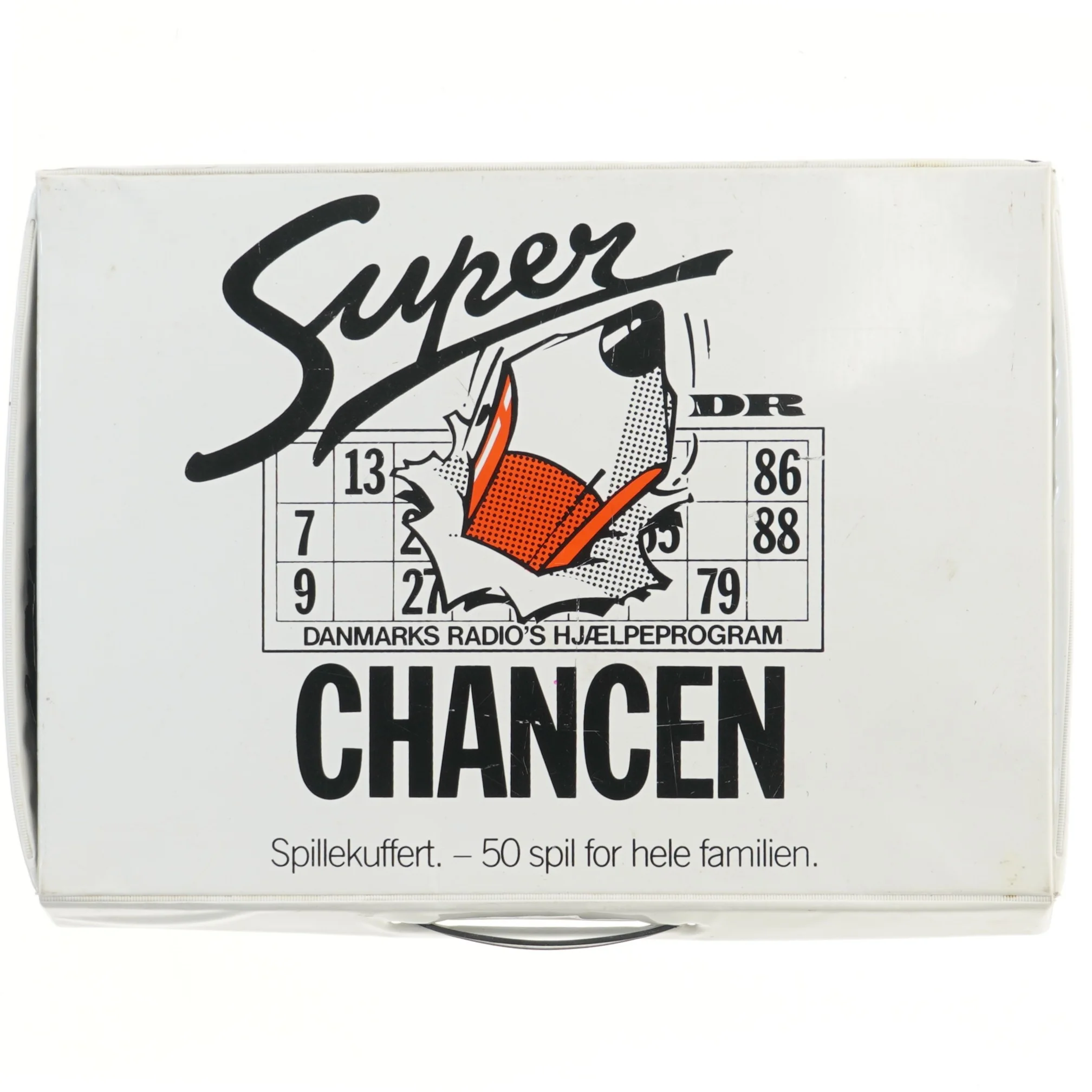 Super Chancen spillekuffert fra DR (str. 40x29,5 cm)