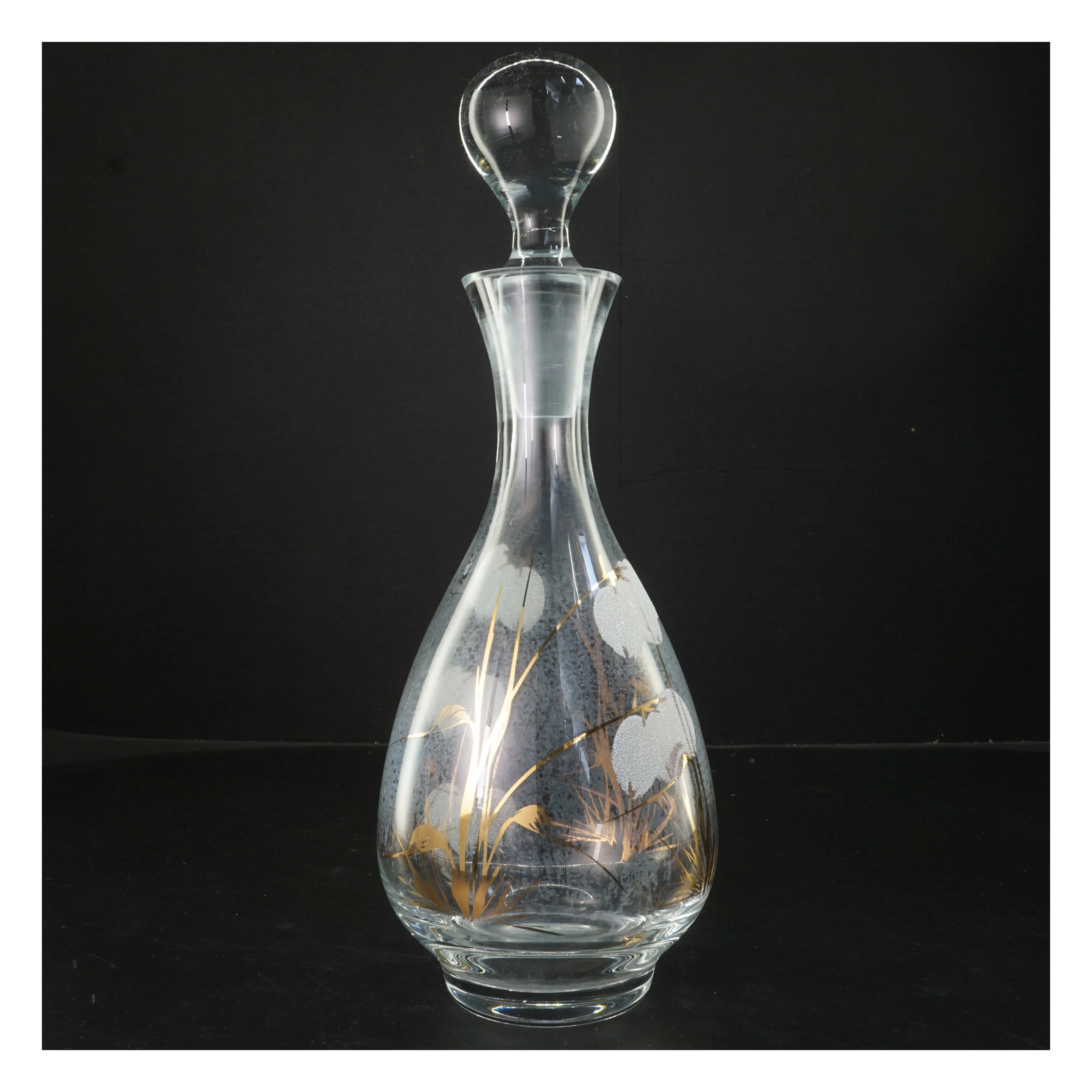 Glas karaffel med prop (str. 37 cm)