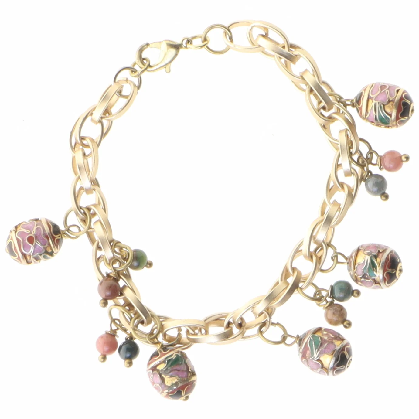 Armbånd med vedhæng (str. 18 cm)