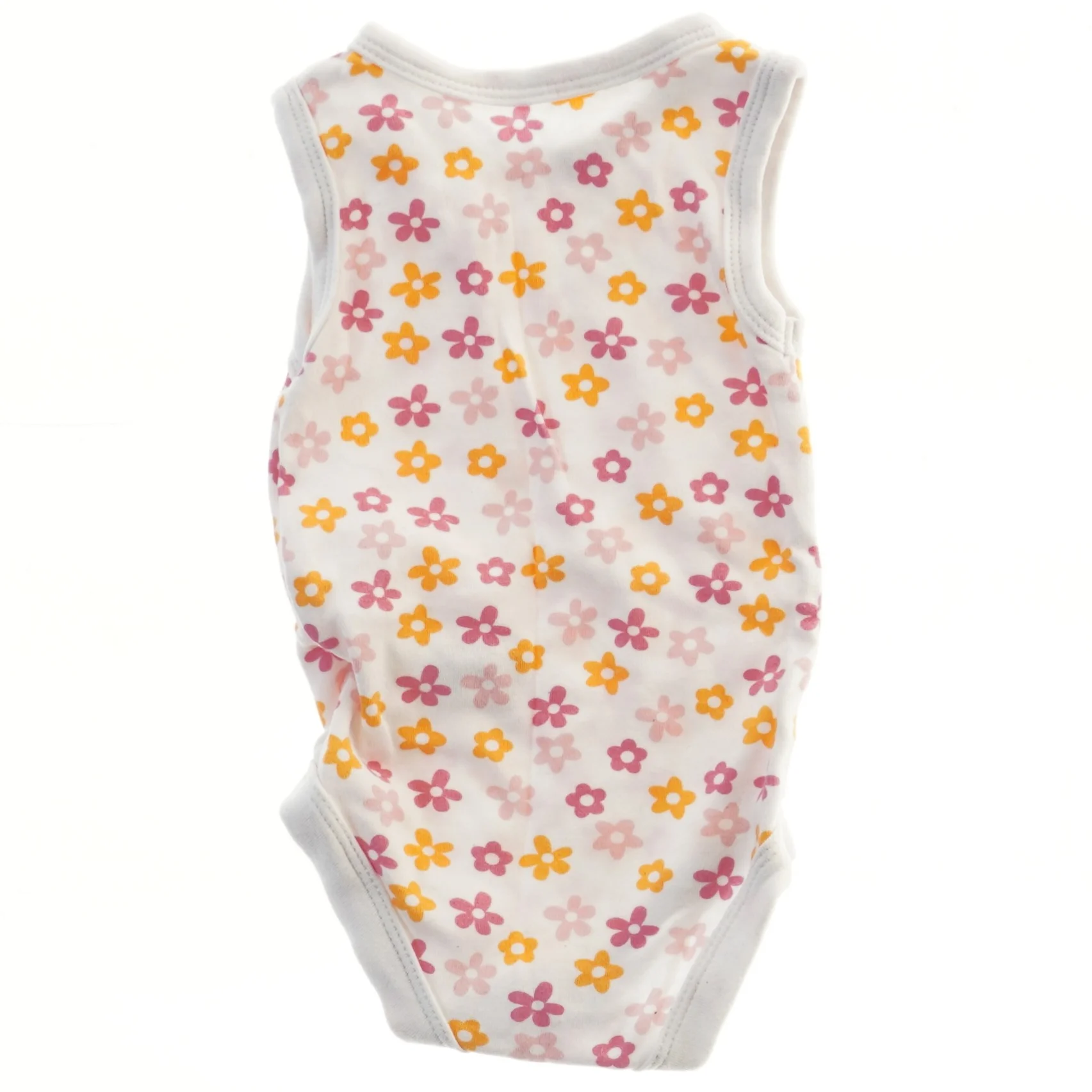 Ærmeløs bodystocking med blomsterprint (str. 68)