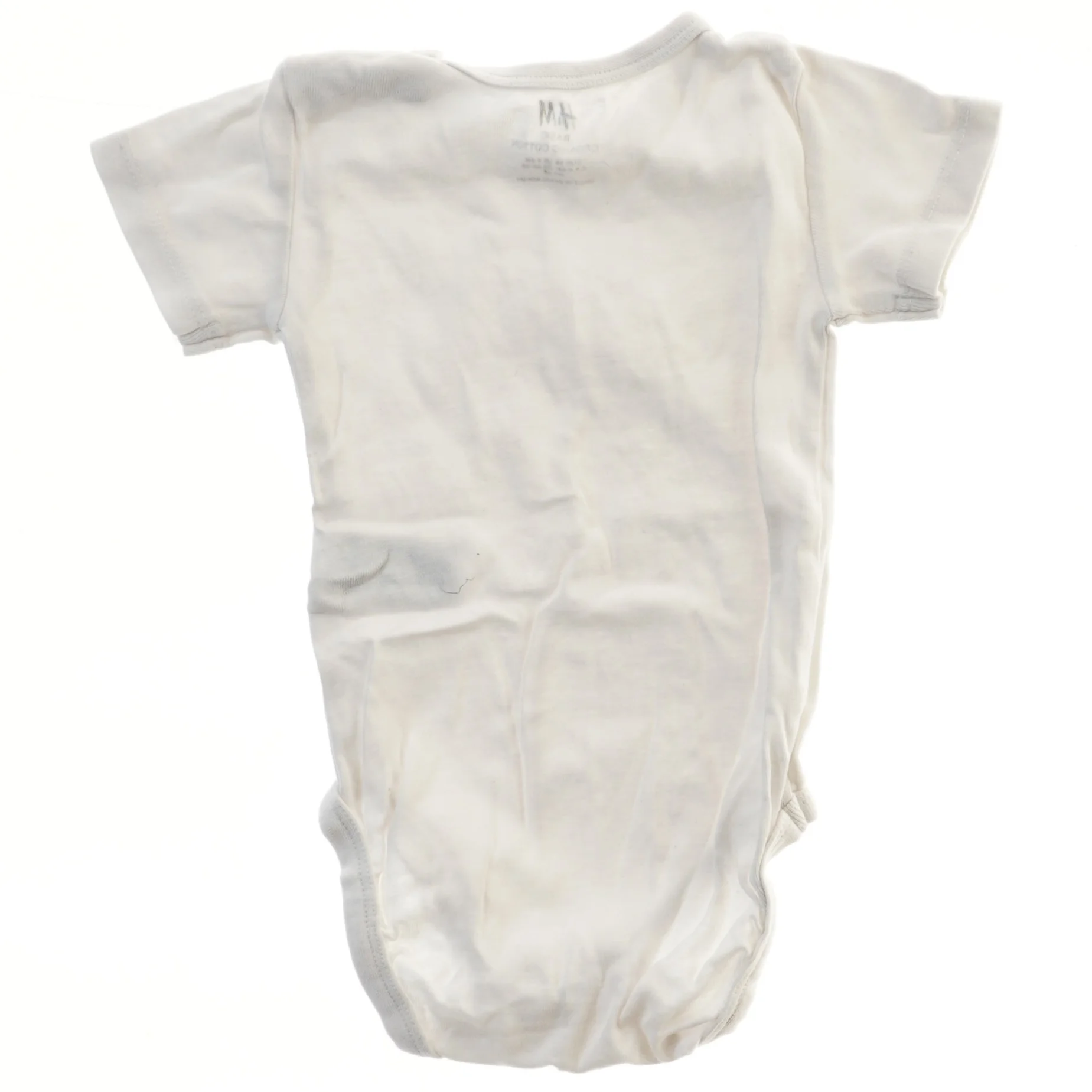 Hvid bodystocking til baby fra H&M (str. 68)