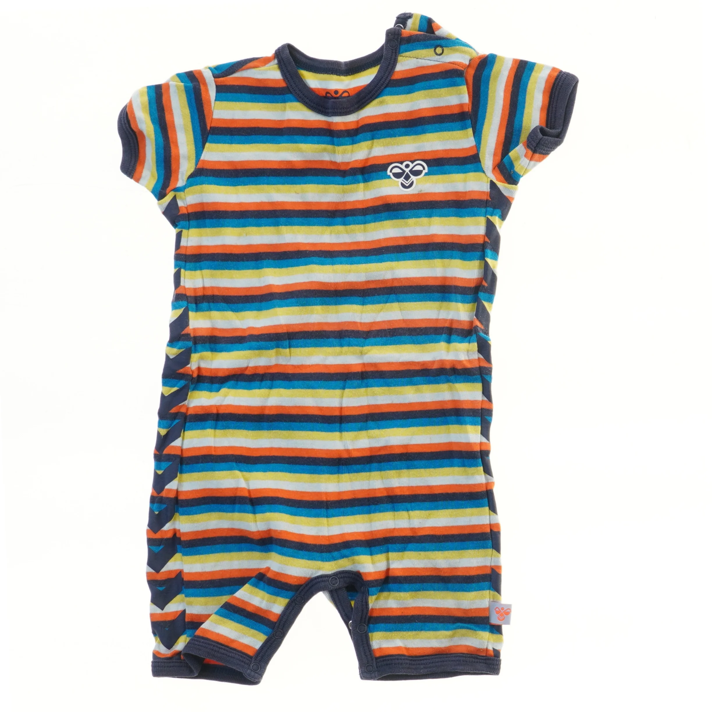 Stribet sommersparkedragt til børn fra Hummel (str. 80)