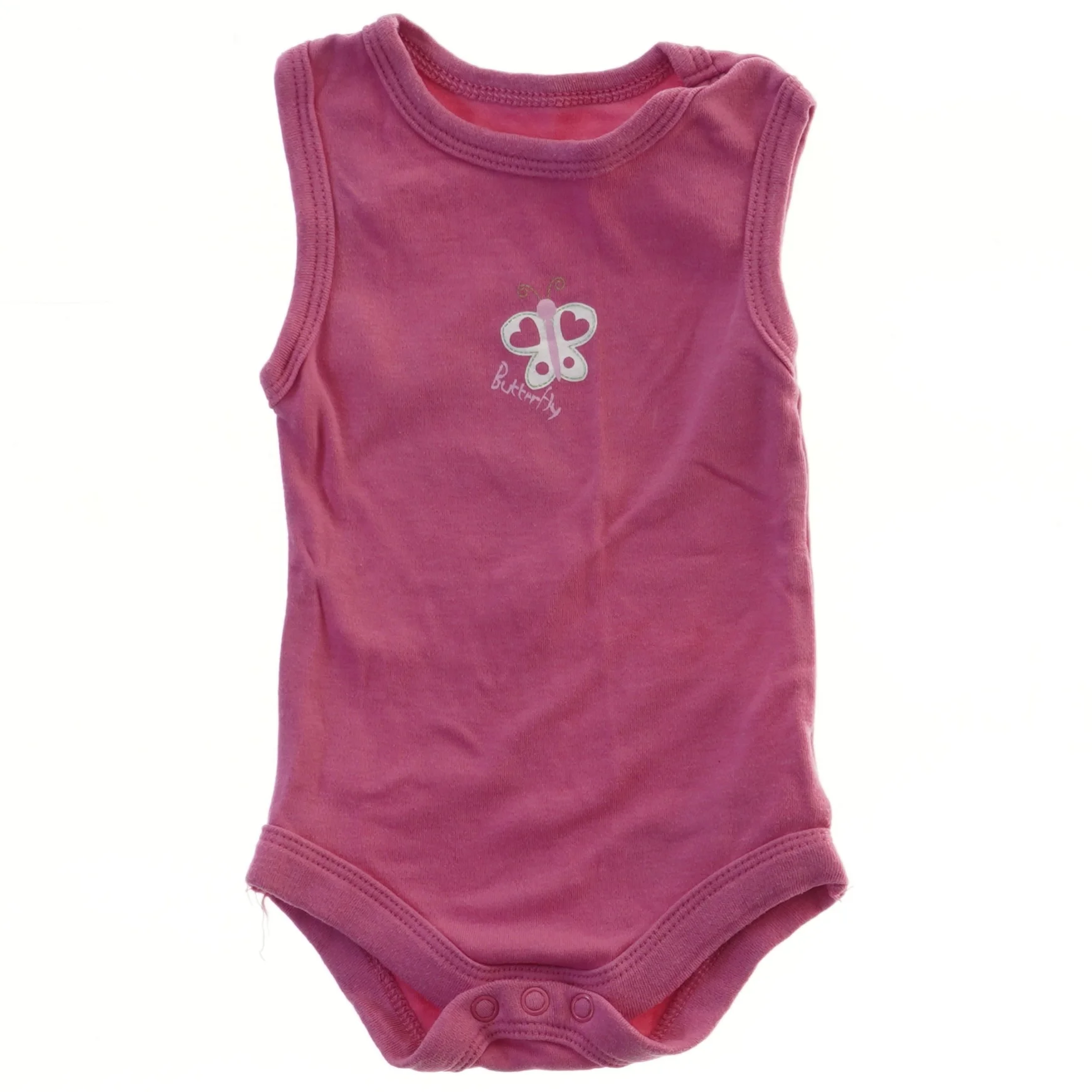 Lyserød bodystocking med sommerfuglmotiv (str. 68)