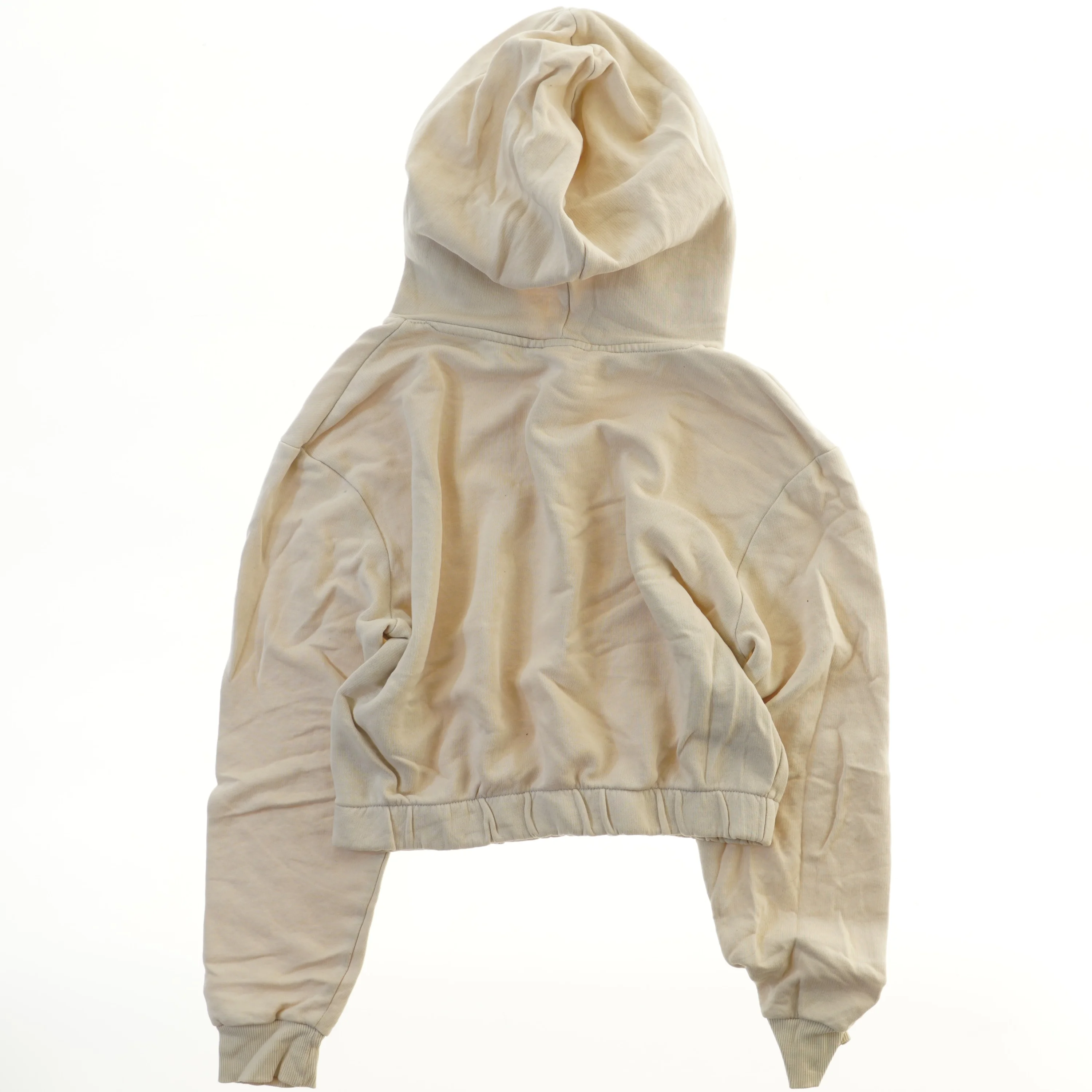 Beige hættetrøje med NYC logo fra H&M (str. 146)