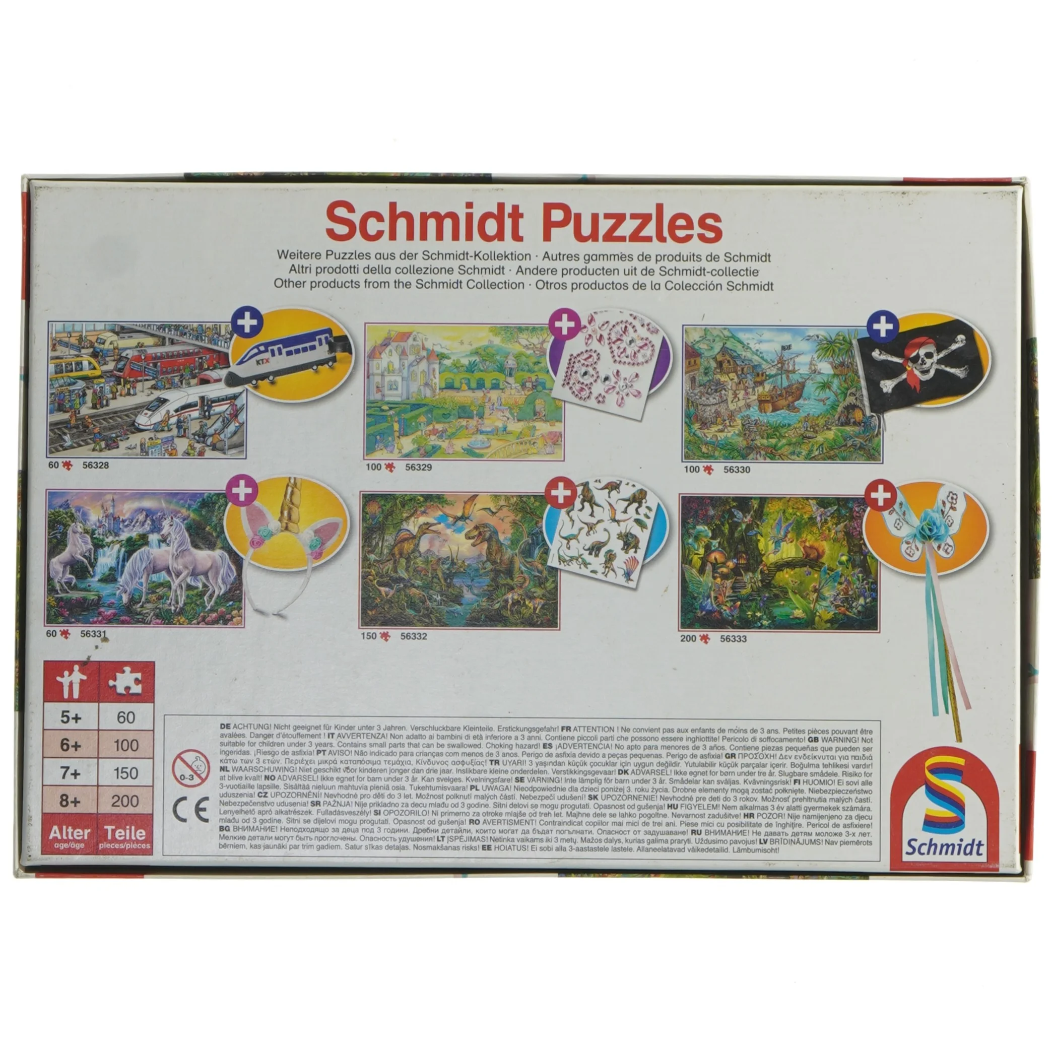 Schmidt puslespil 200 brikker fra Schmidt (str. 200 brikker)