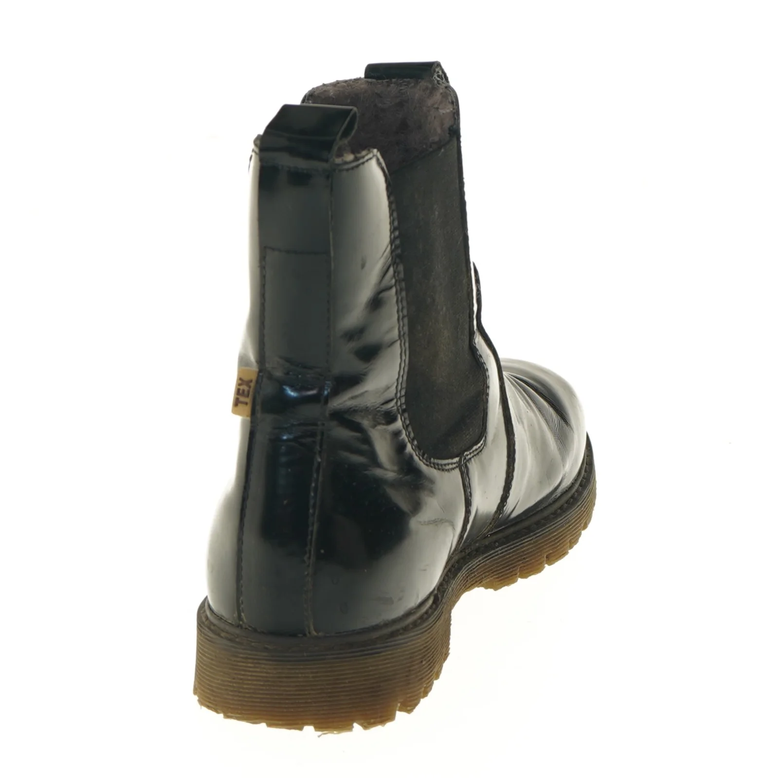 Sort læderstøvler fra Tex (str. 40 )