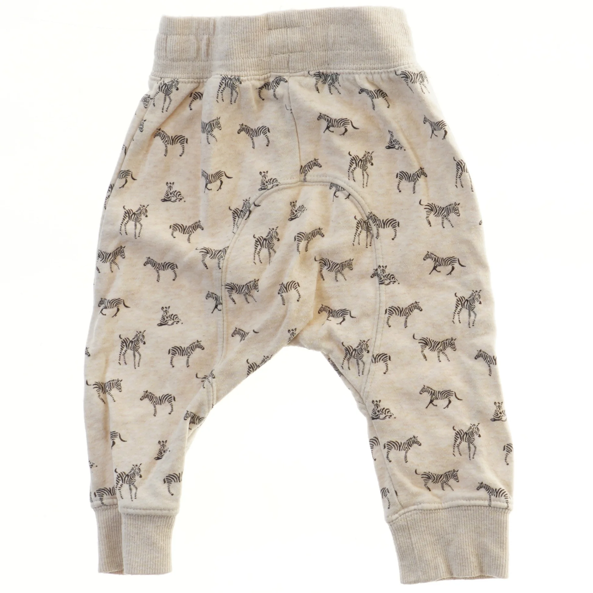 Børnebukser med zebra print fra H&M (str. 74)