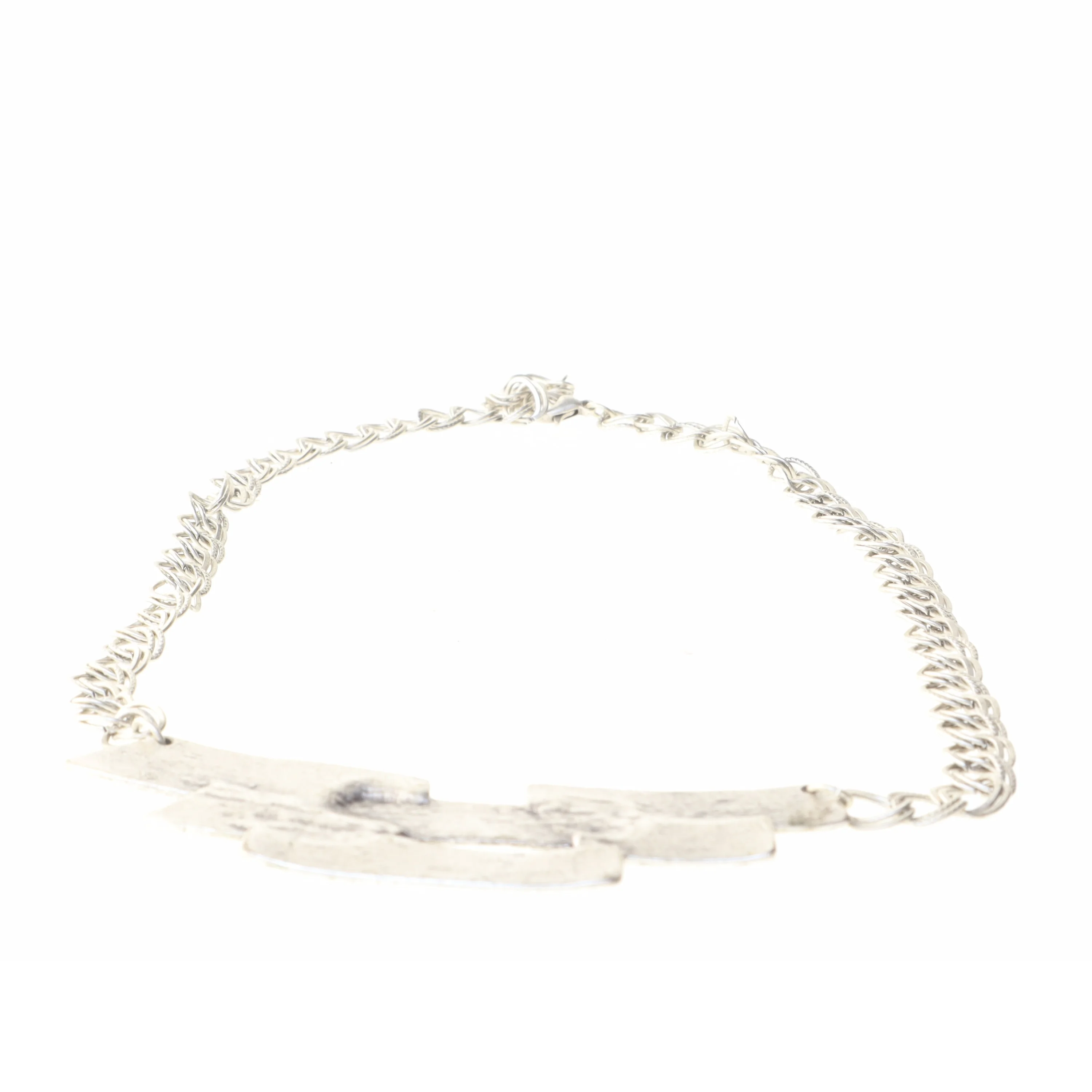 Sølv halskæde (str. 55 cm)