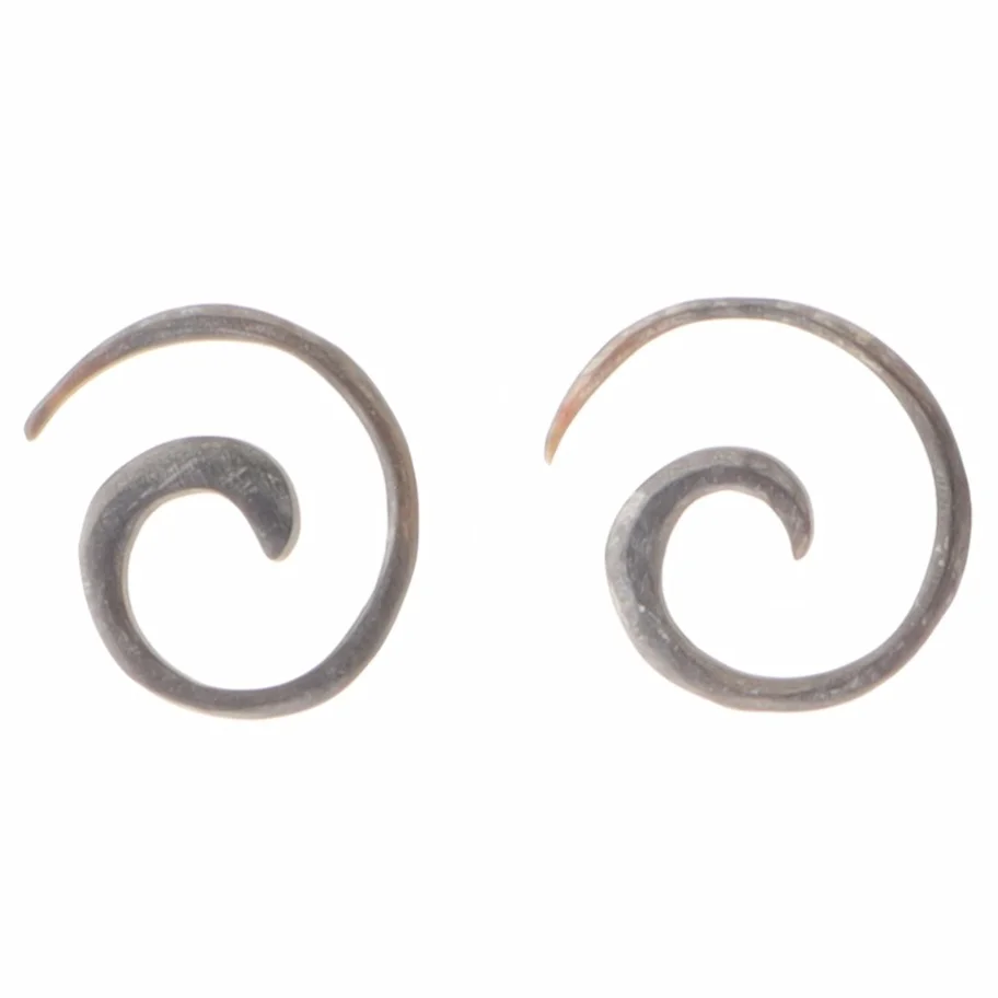 Spiralformede øreringe (str. Ø 2 cm)
