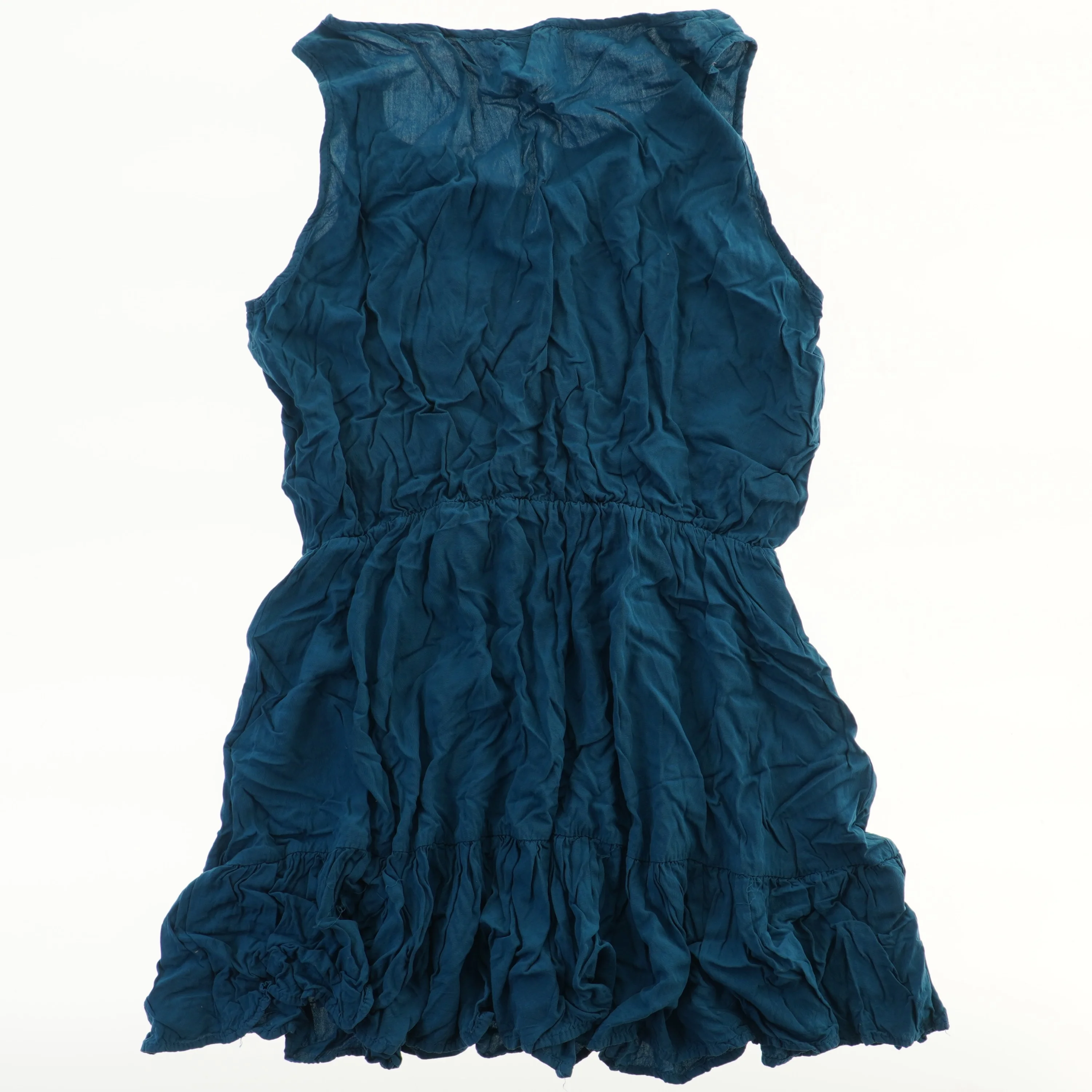 Ærmeløs kjole med rynket design fra SHEIN  (str. M)