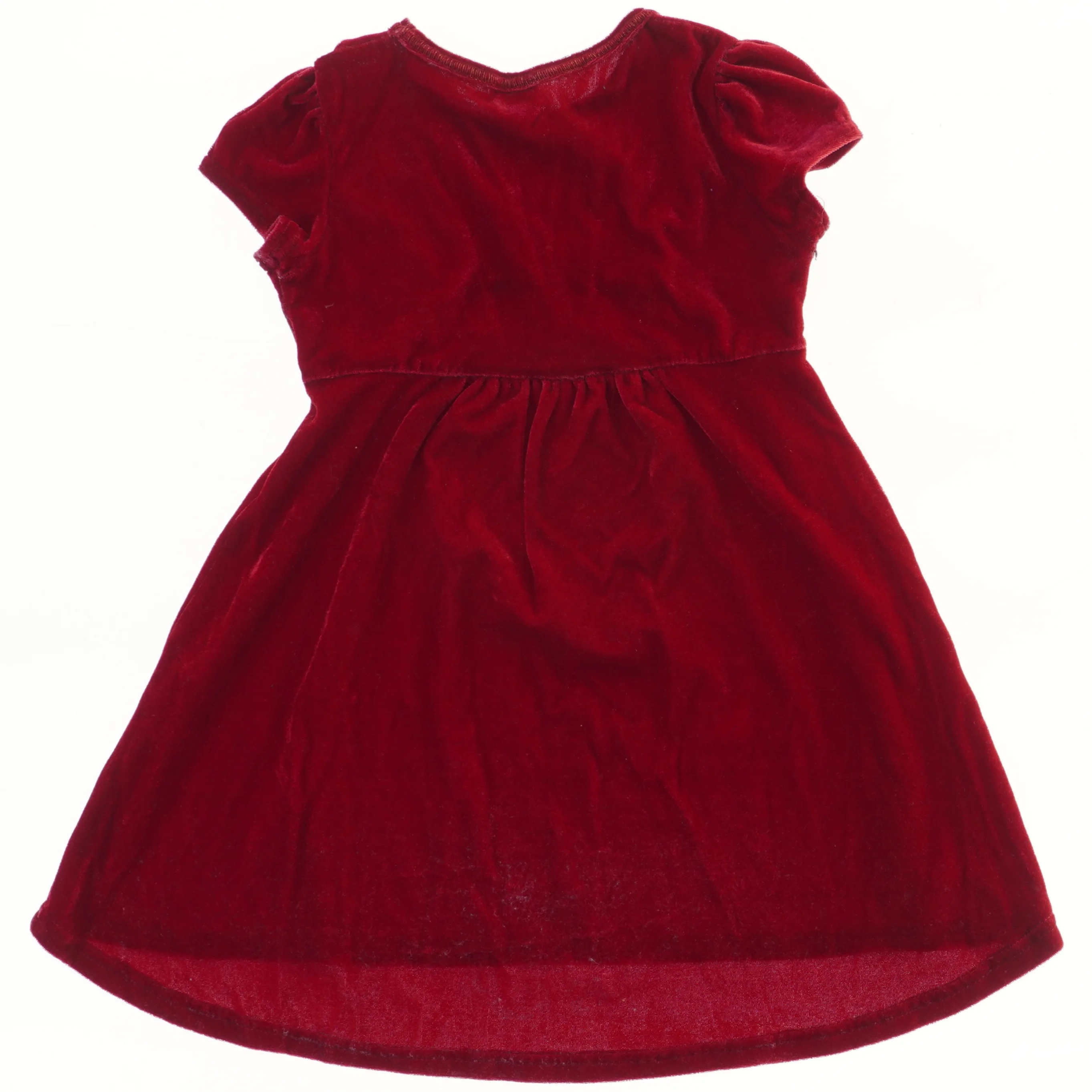 Rød fløjls kjole fra Friends (str. 98)