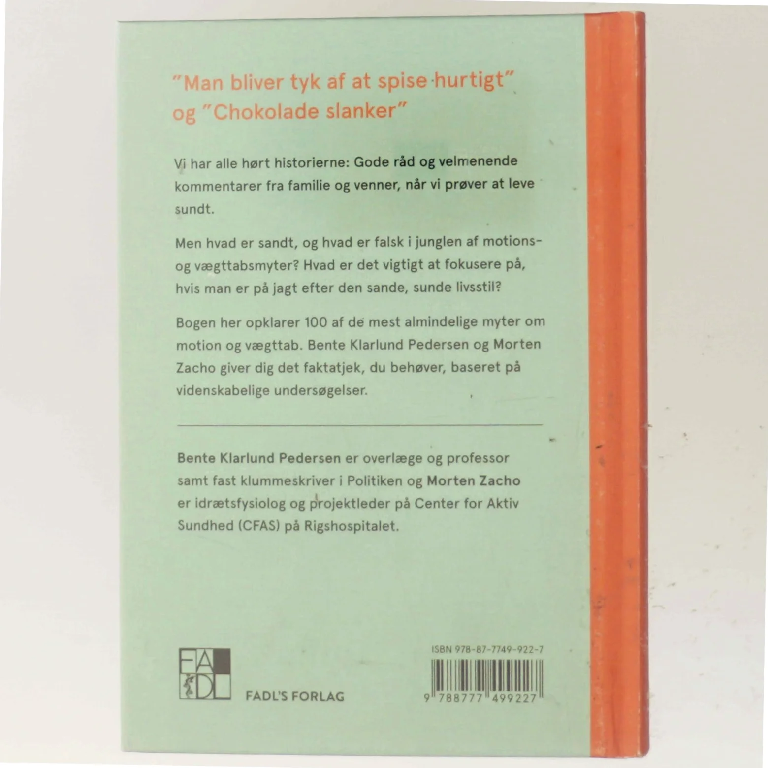 100 myter om motion og vægttab af Morten Zacho (Bog)