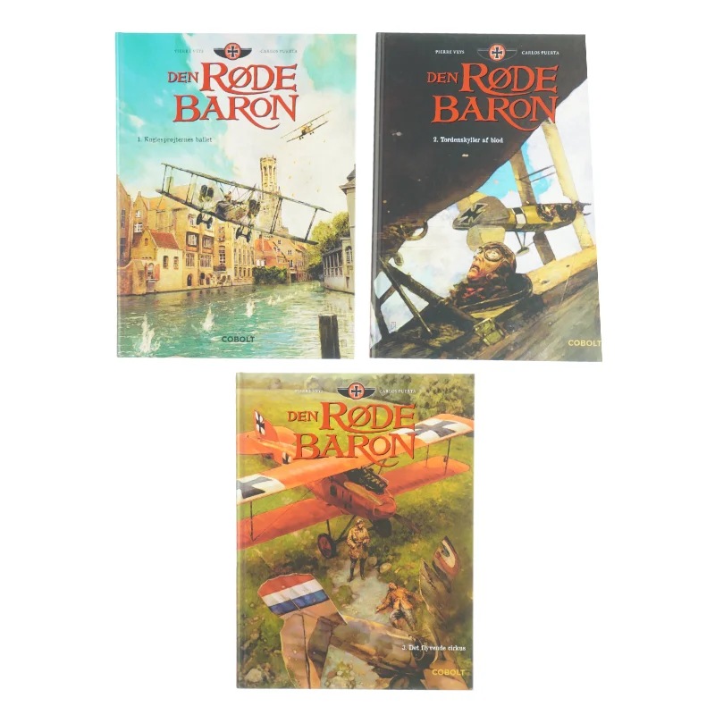 Den Røde Baron, 3 bøger/tegneserier