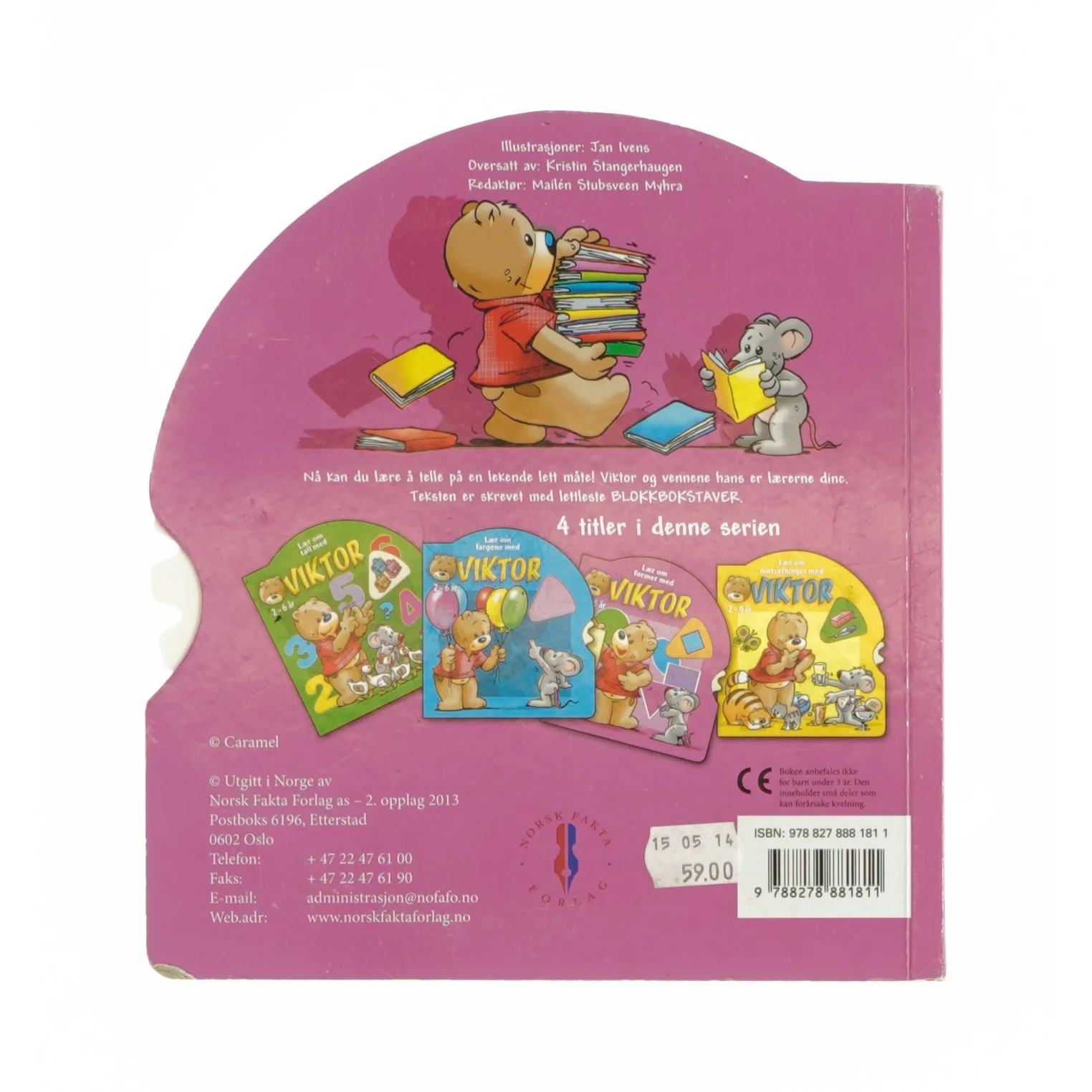 Lær om former med Victor af Kristin Stangerhaugen (Norsk) (Bog)